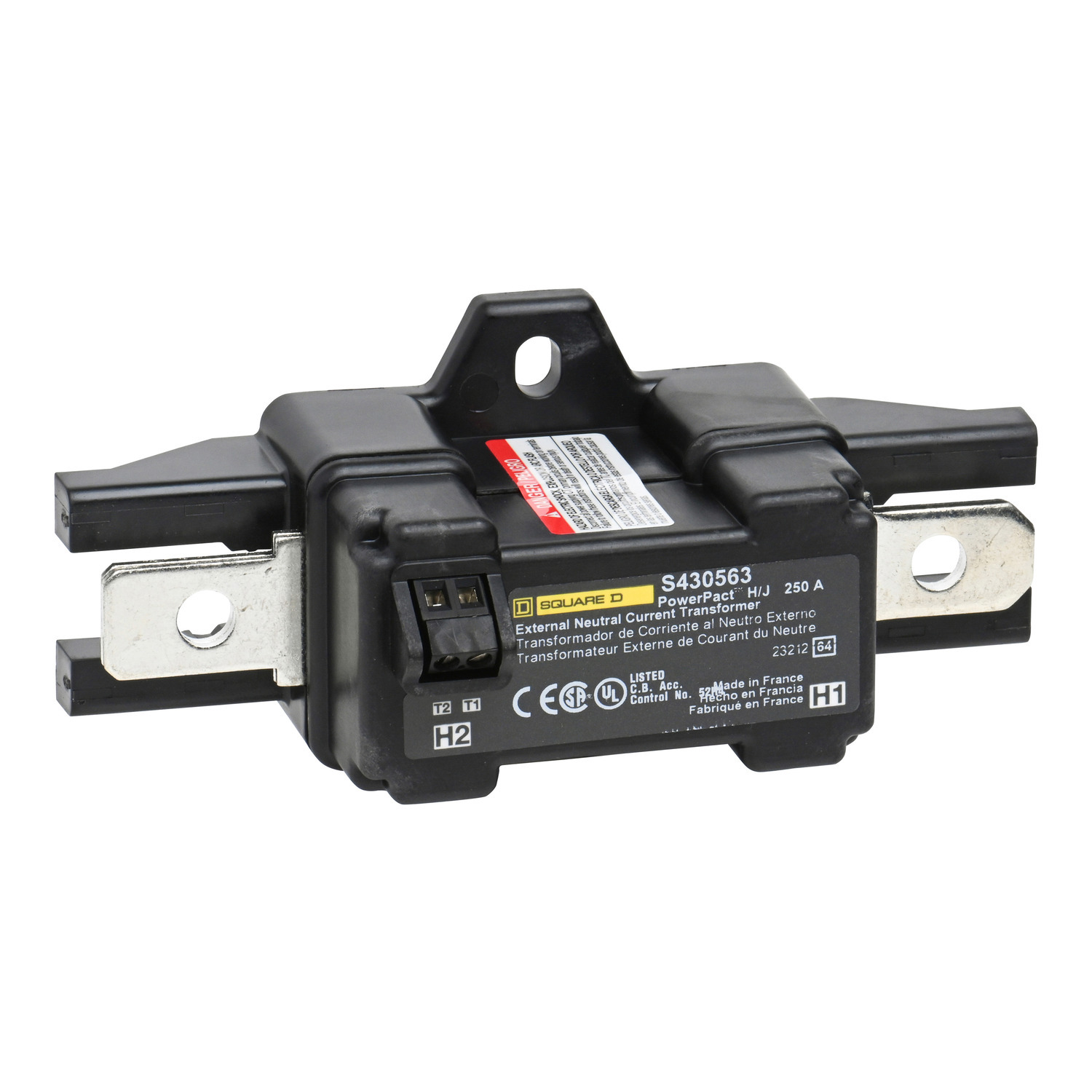 Circuit breaker accessory, PowerPacT J, MicroLogic, external neutral current transformer, ENCT, 250A