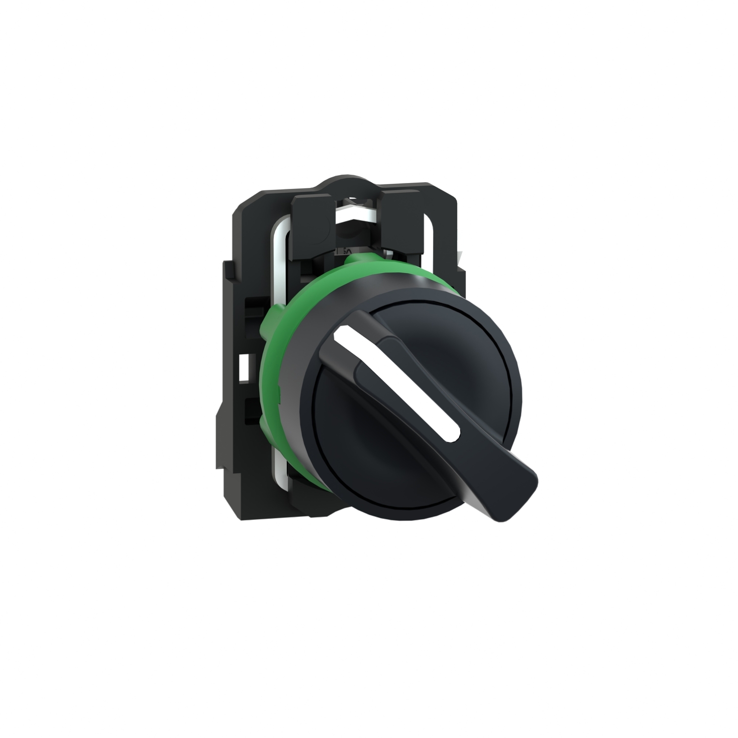 Harmony, 22mm Push Button, 2 position selector switch, black, maintained, 1 NO, marked OFF ON