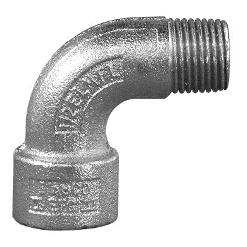 90 DEG 3/4 MALE AND FEMALE ELBOW