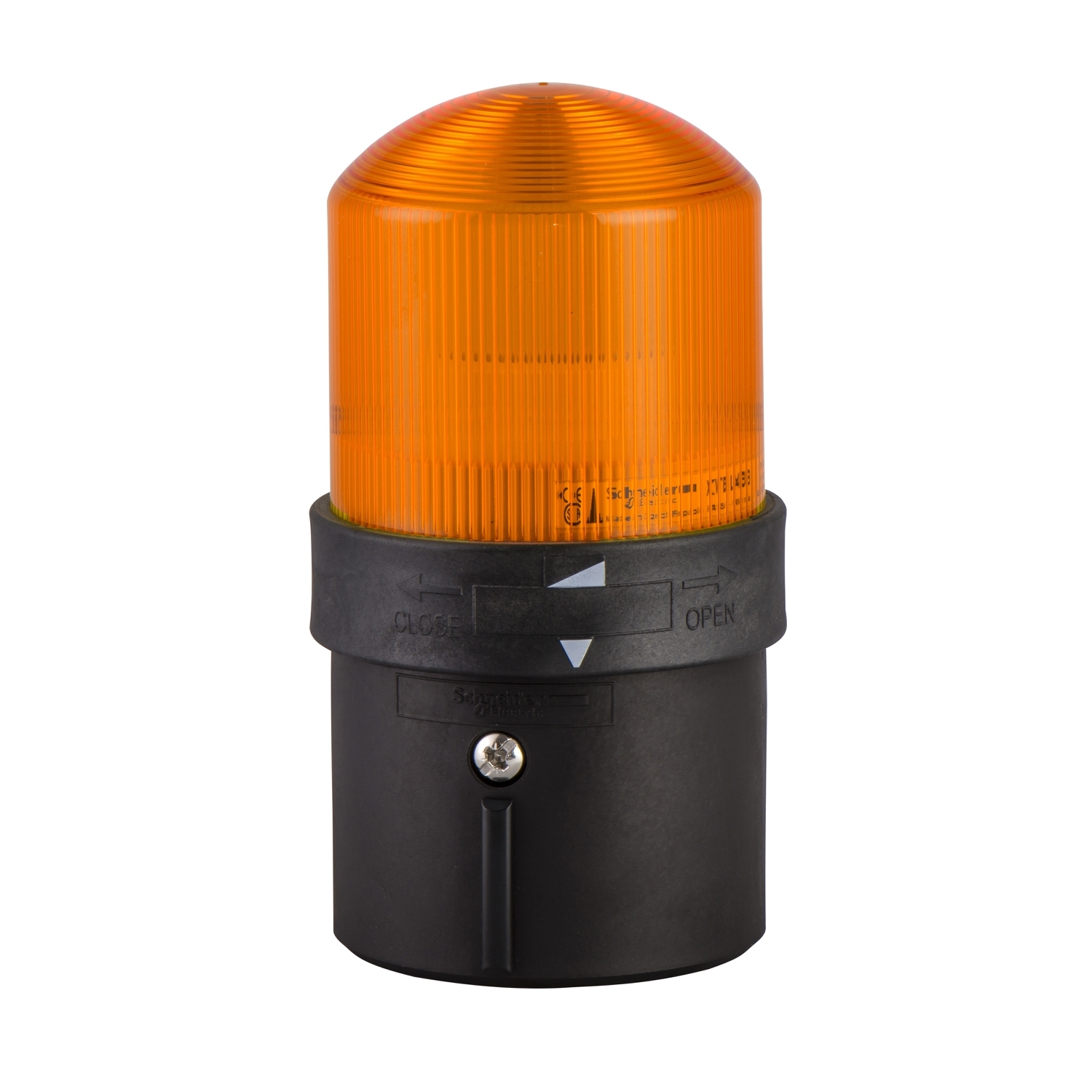 Complete beacon, Harmony XVB, flashing, orange, indicating 230VAC 10W + options