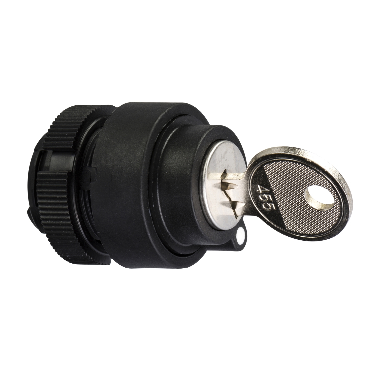 Selector switch, Harmony XAC, plastic, black, 2 positions, left/right withdrawal position, stay put