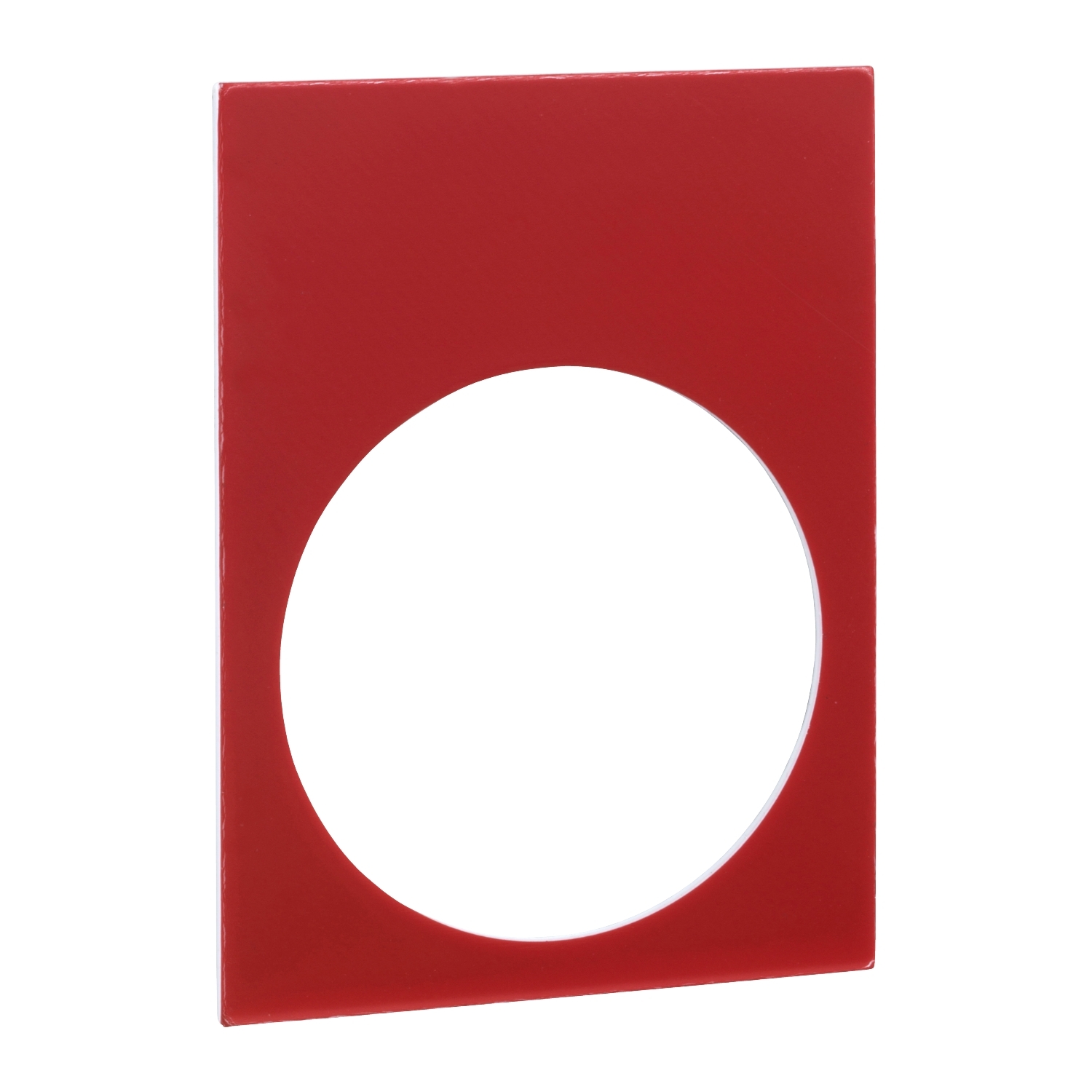 Marked legend, Harmony XAC, nameplate, 30 x 40mm, plastic, black, 22mm push button, white unmarked