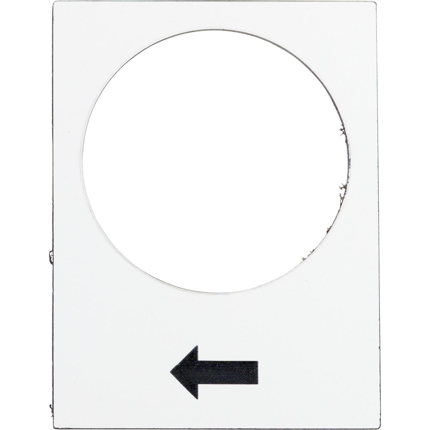 Marked legend, Harmony XAC, legend, 30x40mm, white, raise or right, slow