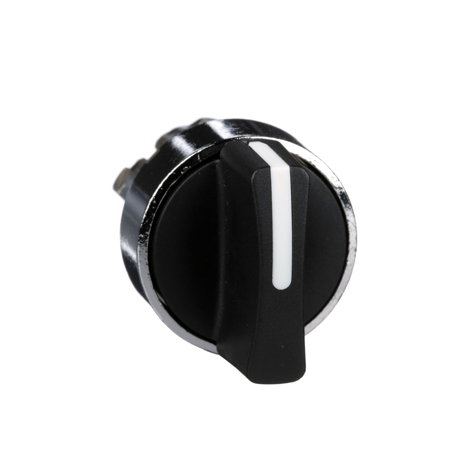 Harmony, 22mm Push Button, selector switch operating head, 2 position, maintained, black, unmarked