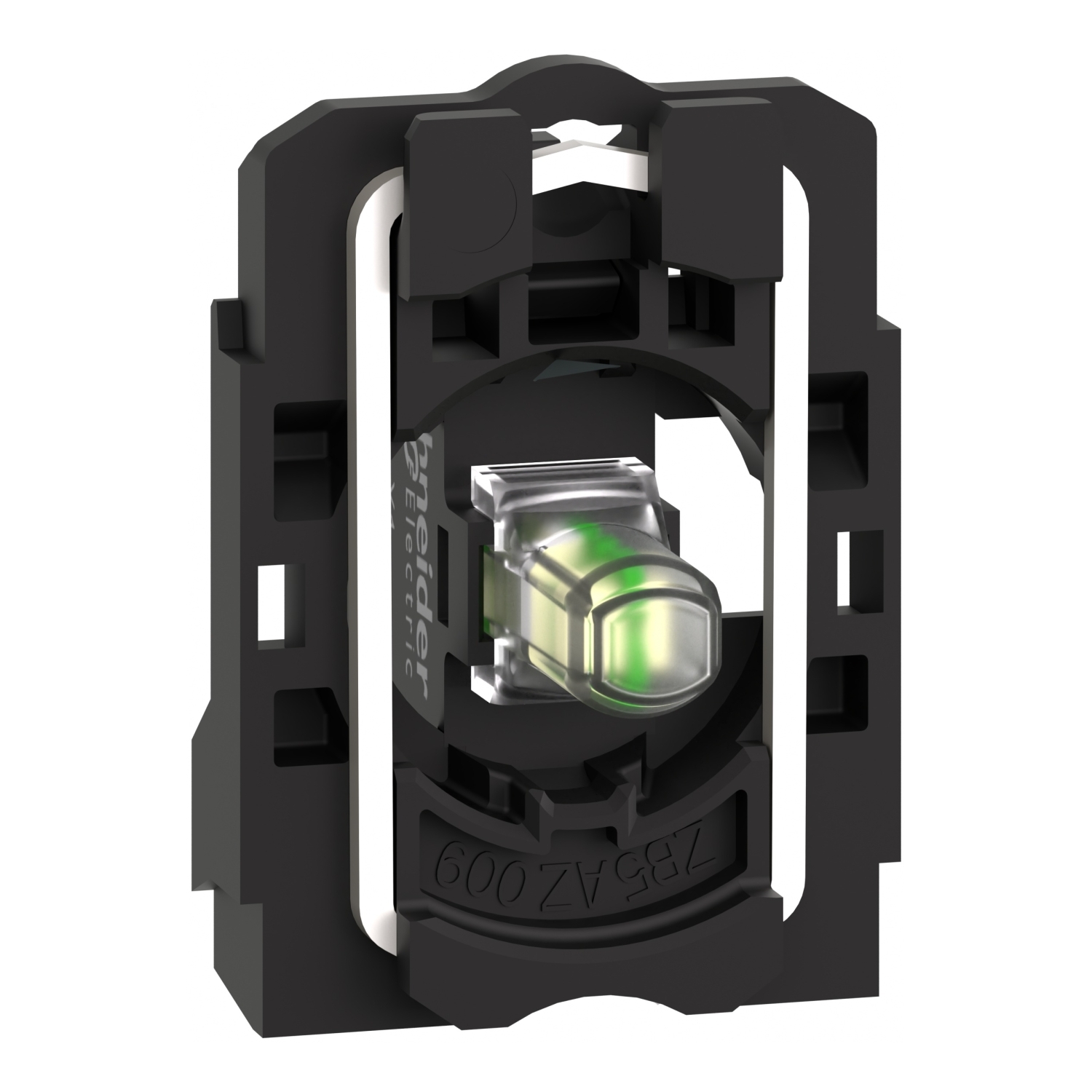 Complete body light block assembly, Harmony XB5, plastic, universal LED, screw clamp terminals, 110...120V AC
