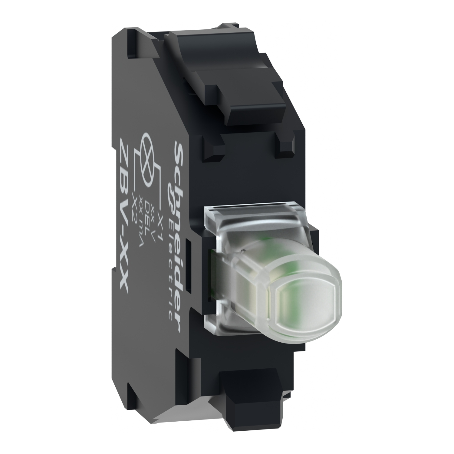 Light block, Harmony XB4, Harmony XB5, for head 22mm, universal LED, screw clamp terminals, 24...120V AC DC
