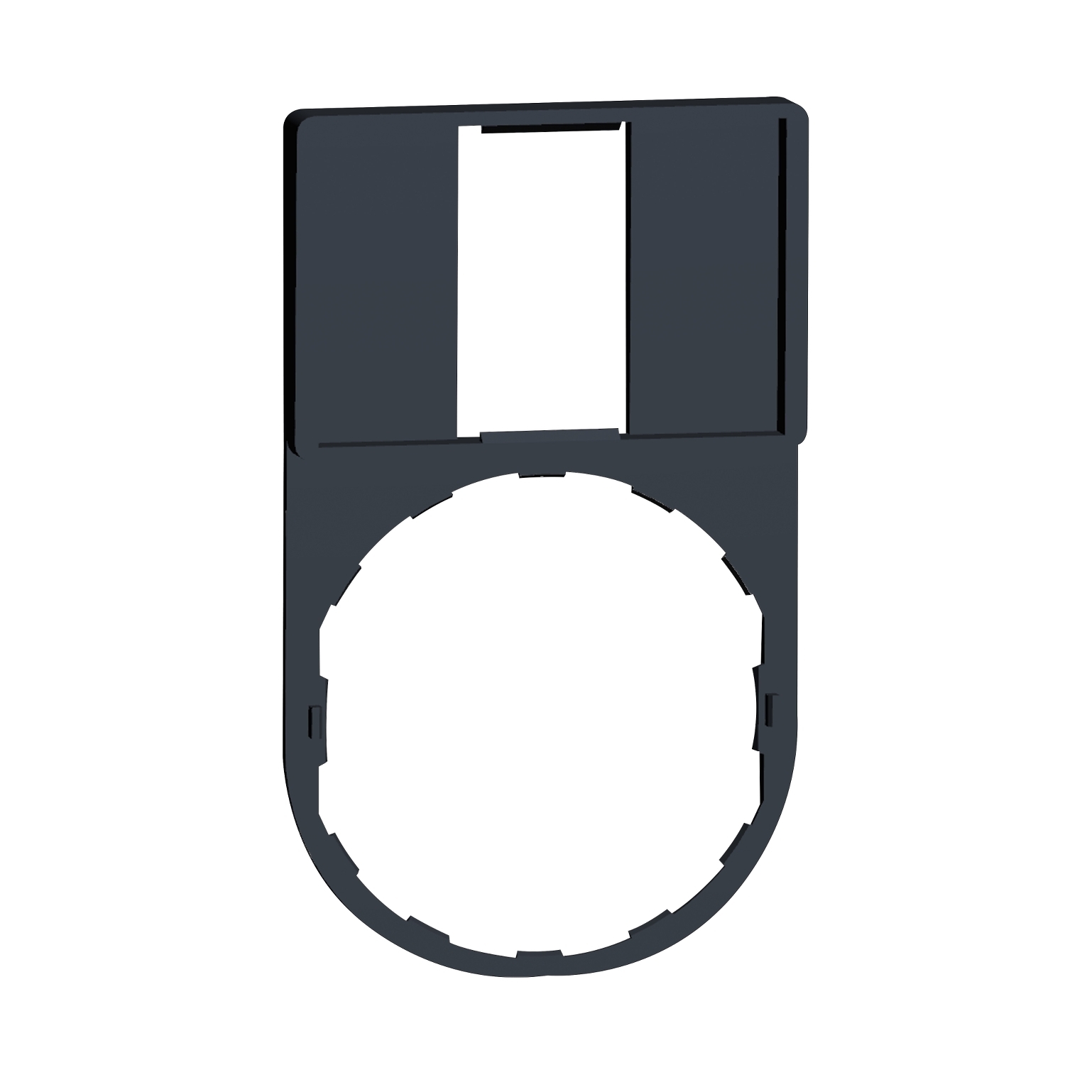 Legend holder 30x50mm, Harmony XB4, plastic, without legend 18x27mm