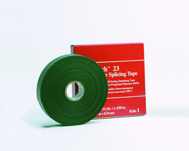 Scotch(R) Rubber Splicing Tape 23-1x30FT, 1 in x 30 ft (25 mm x 9,1 m), 50 per case