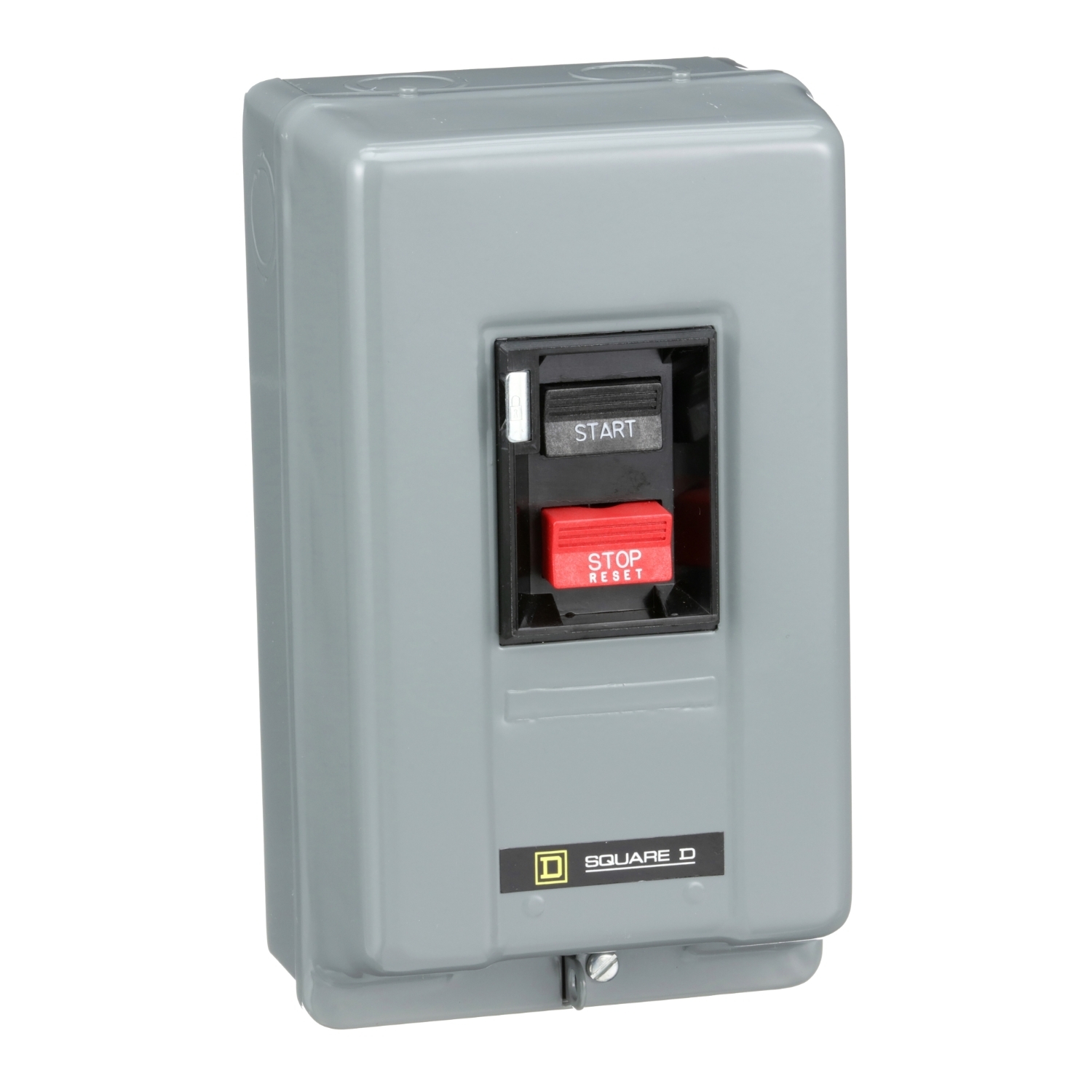 Manual starter, integral horsepower,  NEMA M1, 600VAC, 3 pole, 10HP at 380/575VAC, 3 phase, no indicator, NEMA 1