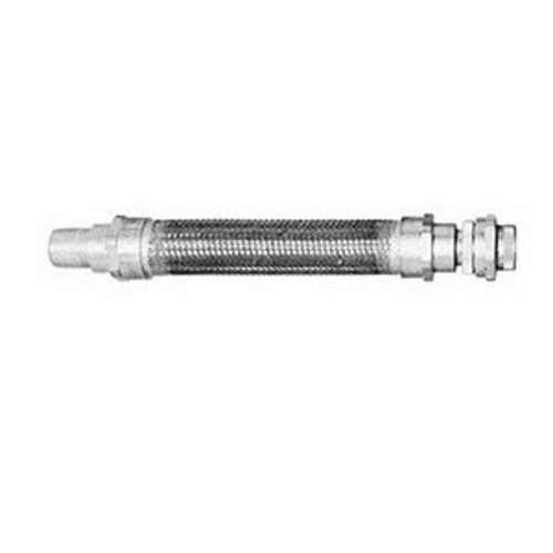 Flexible Coupling, 1/2 x 12 inch, Male x Union, Bronze Braid Outer/Brass Inner