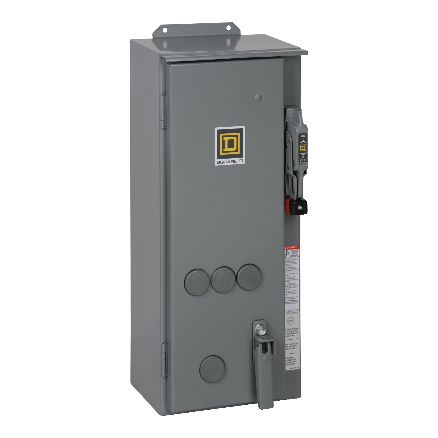 NEMA combination starter, Type S, 30A fusible disconnect, Size 0, 18A, 5HP at 600VAC, 3 phase, 3 pole, 120VAC coil, NEMA 12 [TAA]