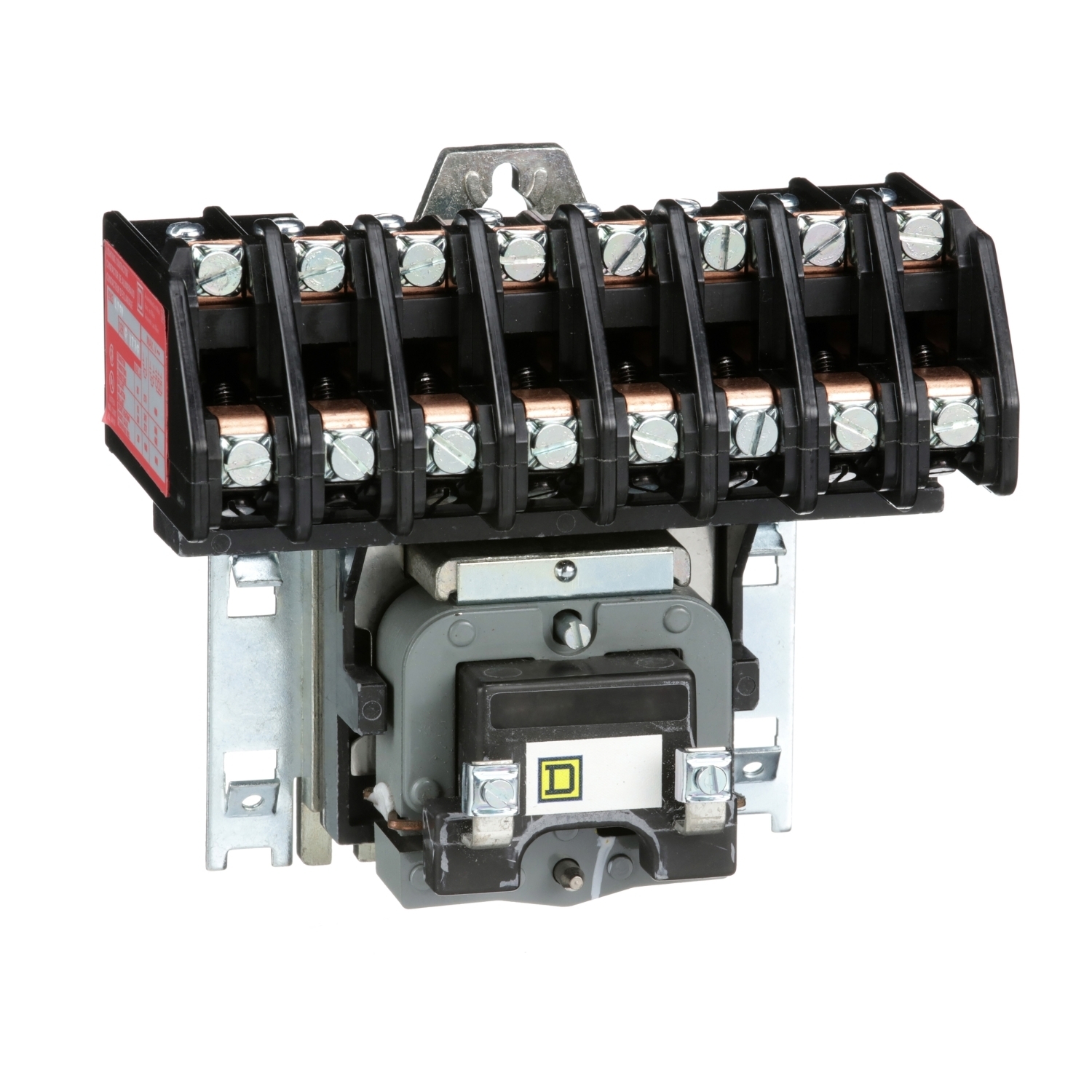 Contactor, Type L, multipole lighting, electrically held, 30A, 8 pole, 600V, 277VAC 60Hz coil, open style [TAA]