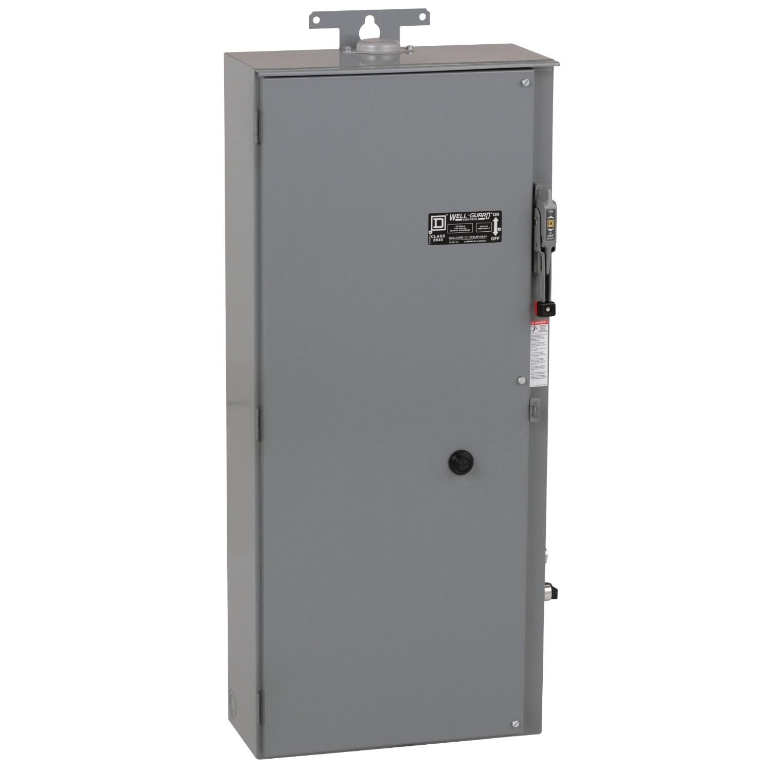Pump Panel, NEMA Type S, Well Guard, Size 3, 90A, 5kA SCCR, 50HP, 100A Class H and K fuse clip, Motor Logic SSOLR, 480VAC 60Hz coil, NEMA 3R