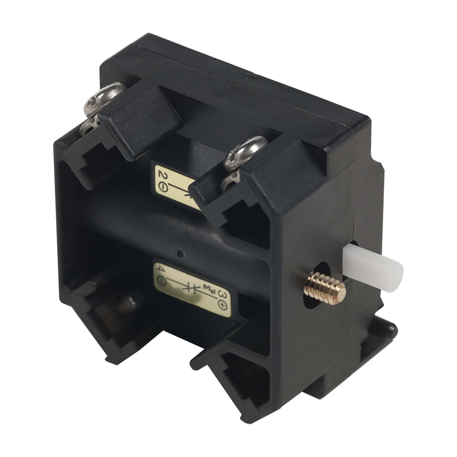 Contact block with protected terminals, Harmony 9001K, Harmony 9001SK, 120V, screw clamp terminal, logic reed, hermetically sealed, 1 CO