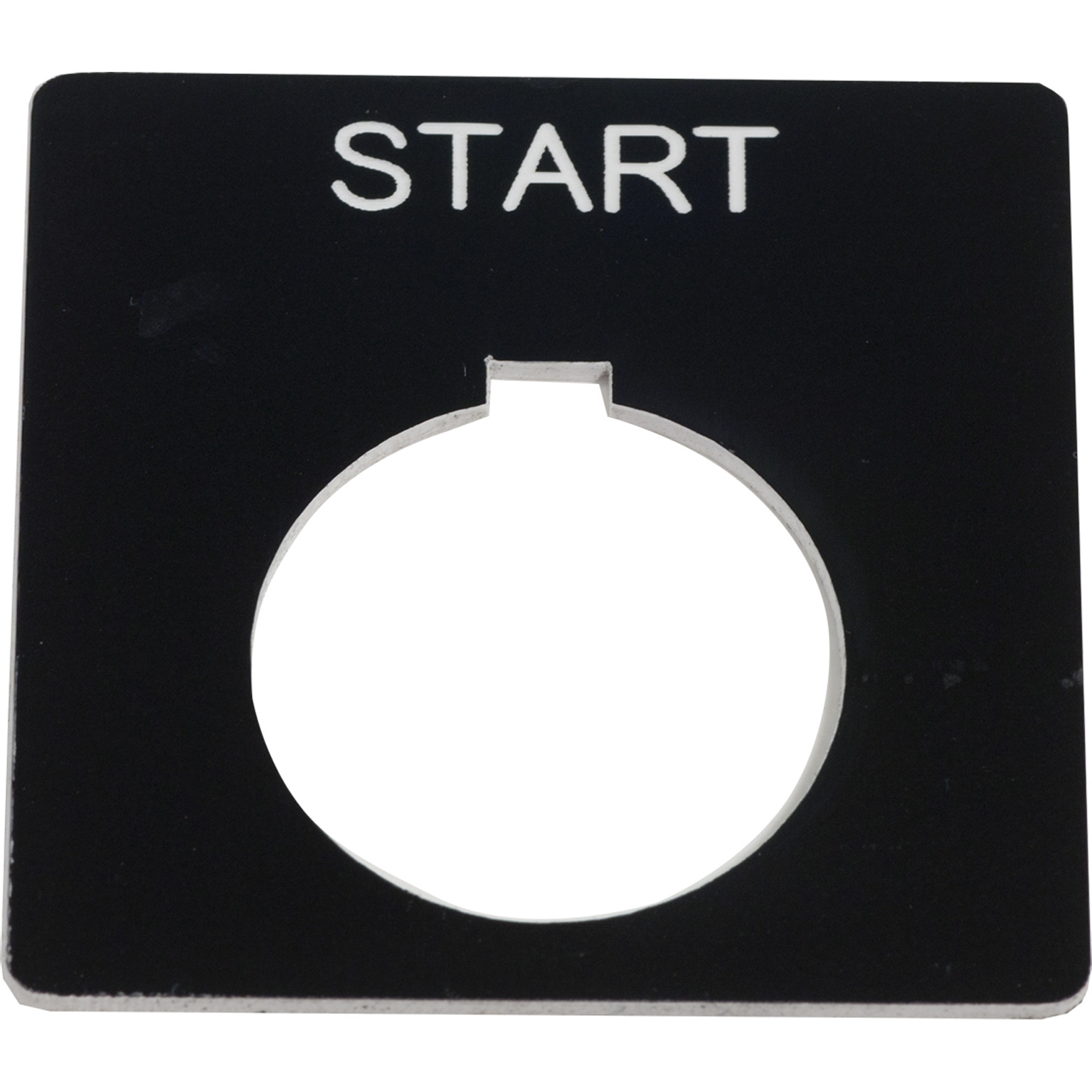 push button legend plate 30 mm Type-K - Marked "Start"