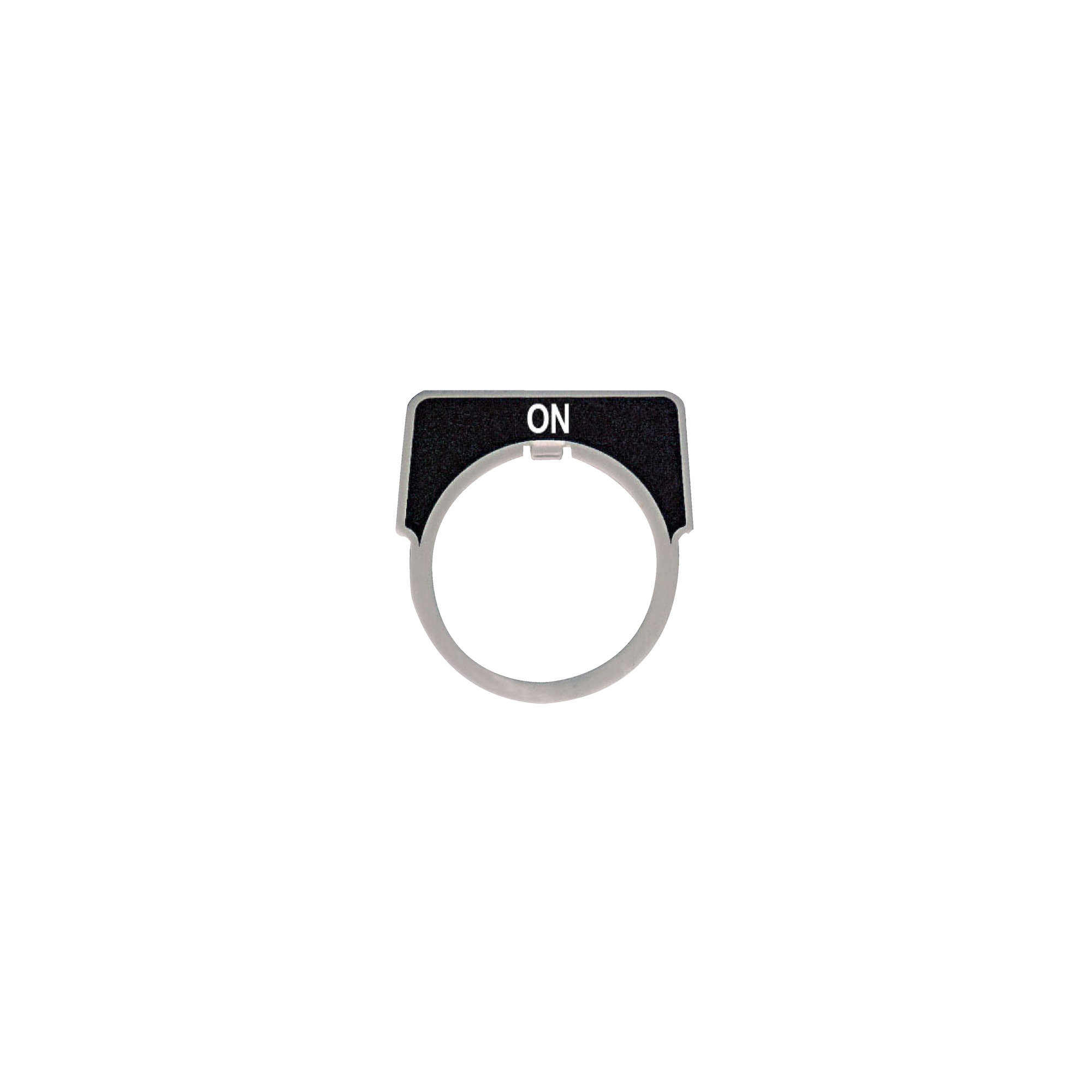 PUSH BUTTON LEGEND PLATE 30MM T-K