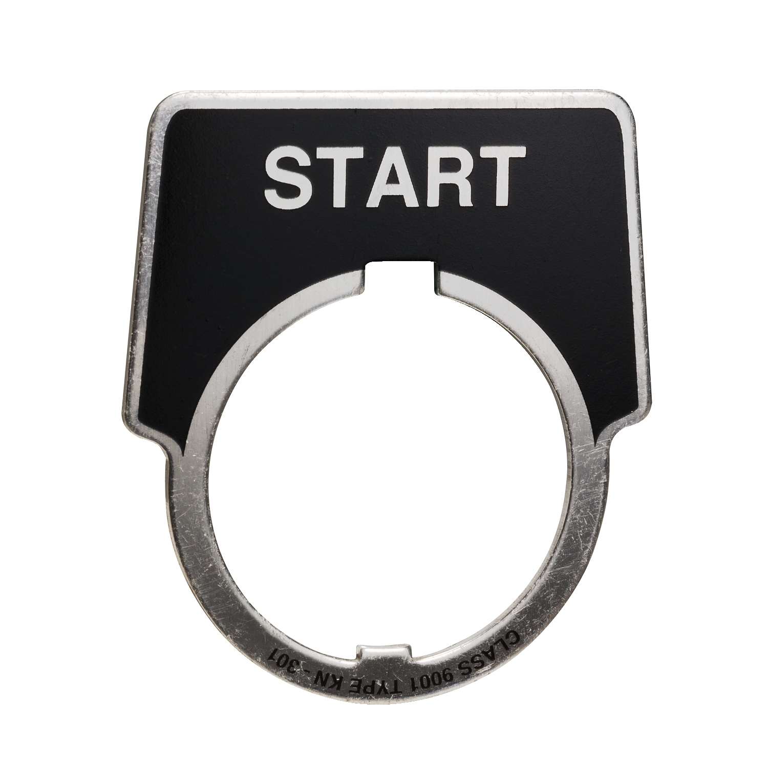 Legend, Harmony 9001K, Harmony 9001SK, 30mm, aluminium, black with silver letters, 40x43mm, marking custom