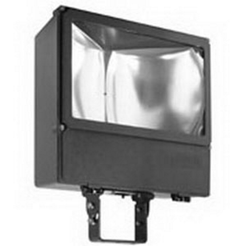 Integrally Ballasted Halide Floodlight, 120/277 V, 400 W, Yoke Mount, Bronze Polyester