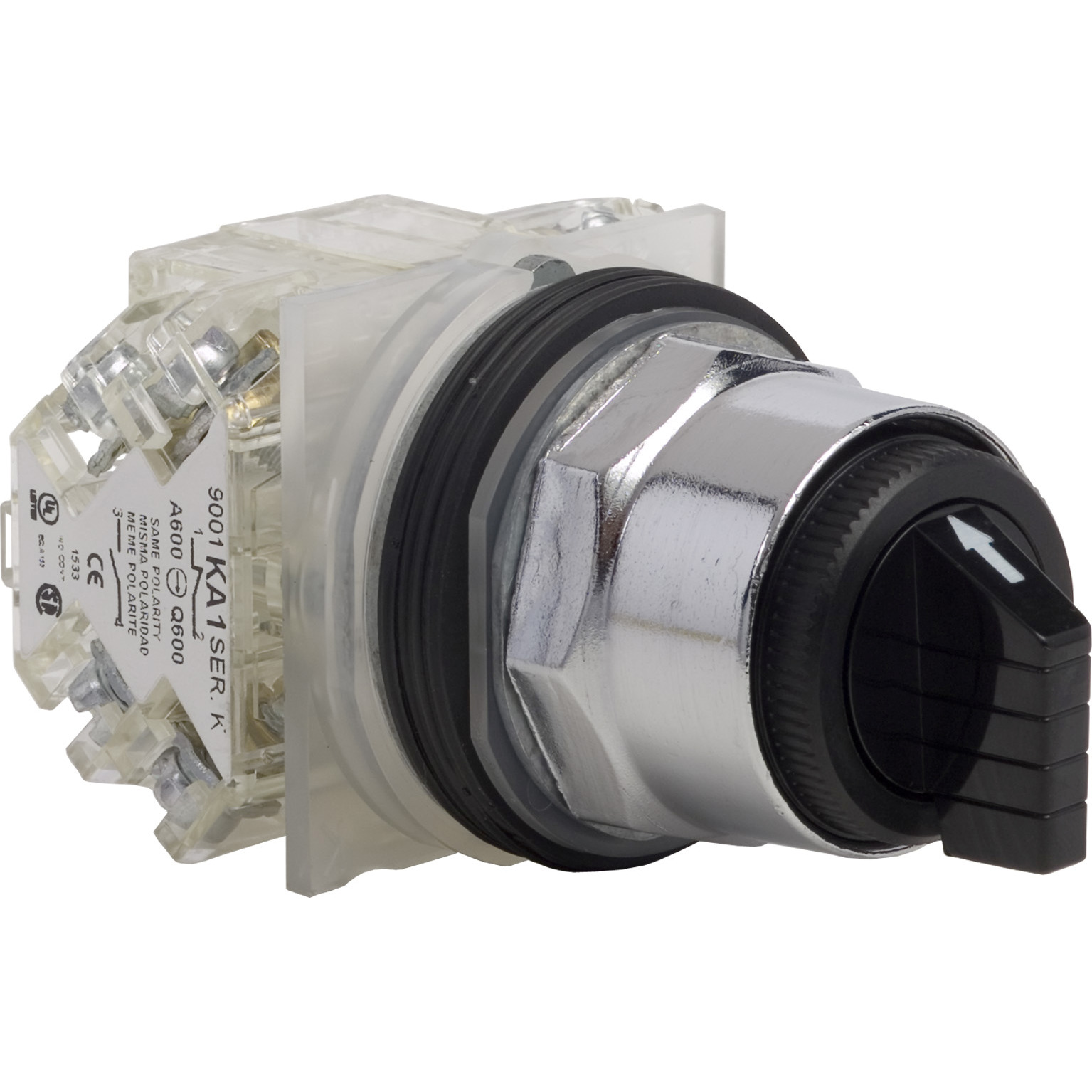 SELECTOR SWITCH 600VAC 10A 30MM TYPE K