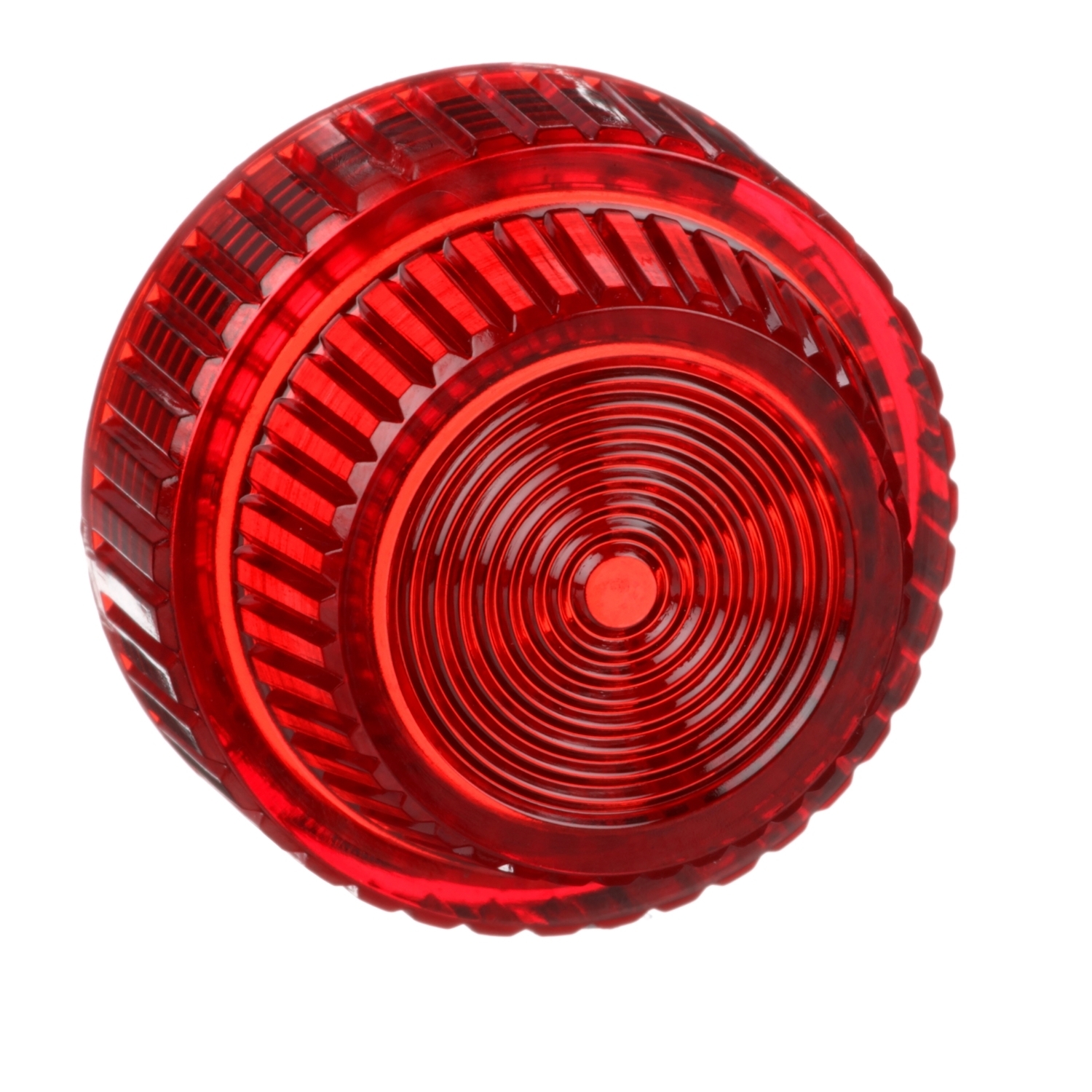 30mm Push Button, Types K or SK, pilot light lens, plastic fresnel, red
