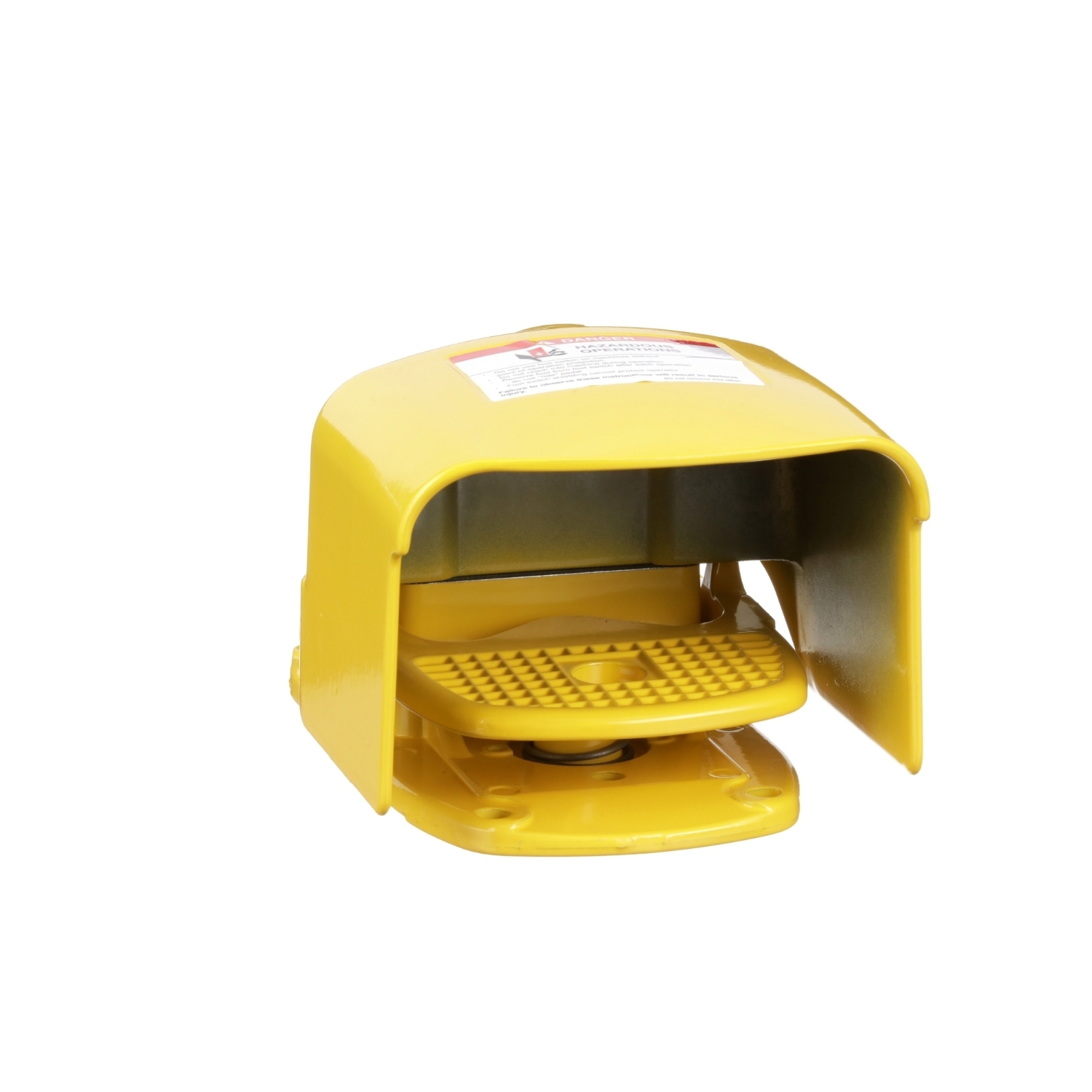 Foot Switch, Harmony 9002AW, industrial, pedal and side shields, SPDT contact, NEMA 2, 4, 13 enclosure, 5A resistive at 600V AC