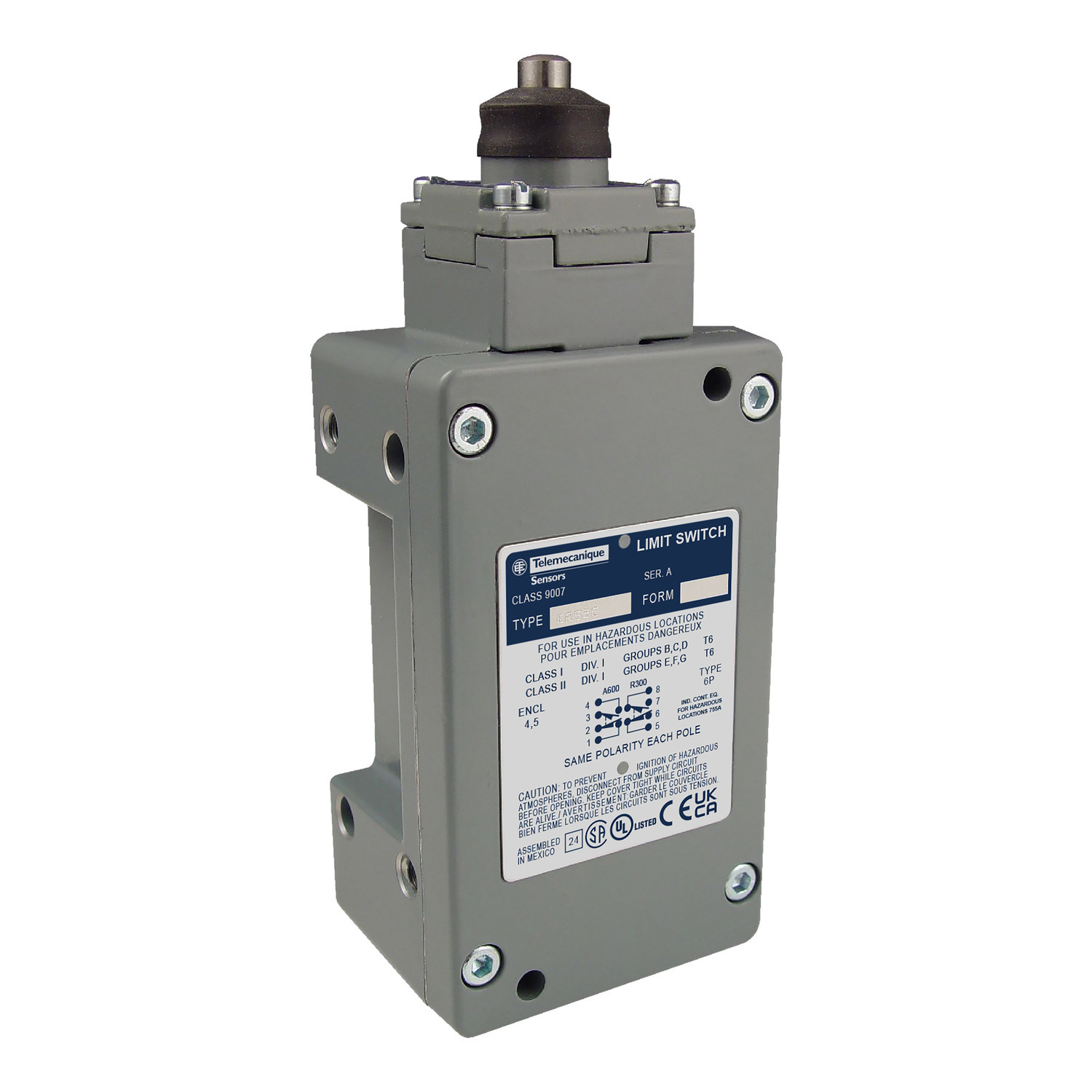 Limit switch lever, 9007, arm 2in c