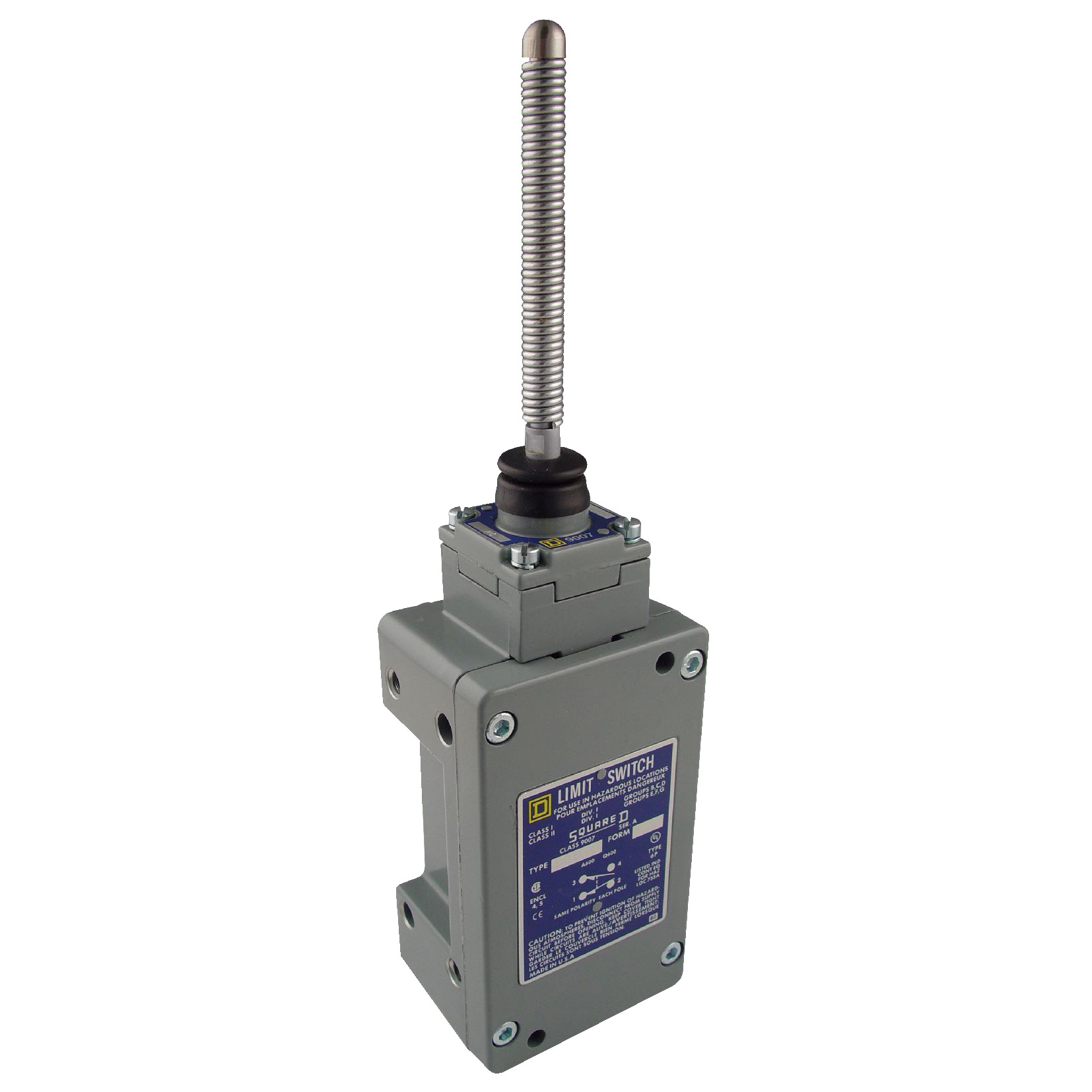 Limit switch, 9007, 600 V 10amp c +options