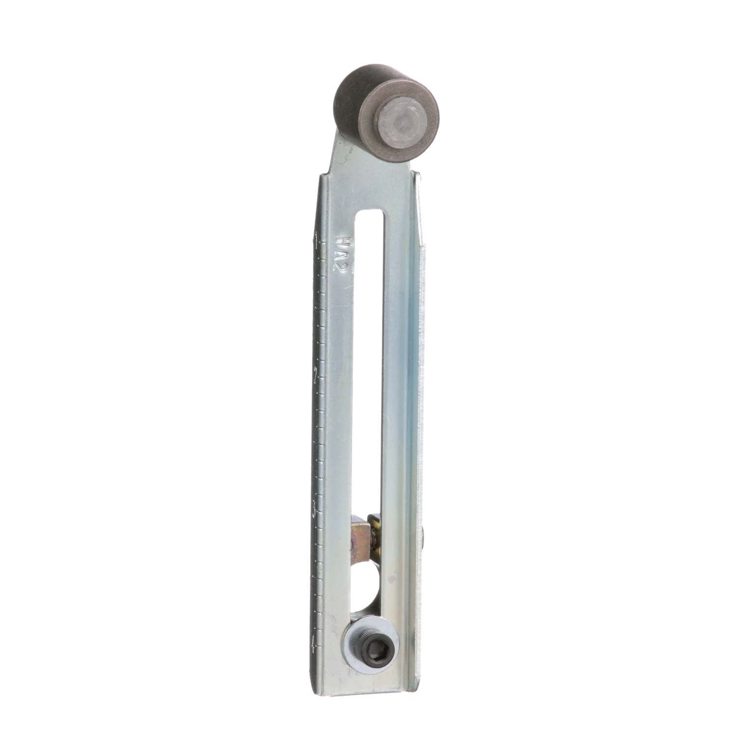 limit switch lever arm, 9007C, nonbendable adjustable lever arm, 0.625 inch diameter roller, 0.625 inch wide roller