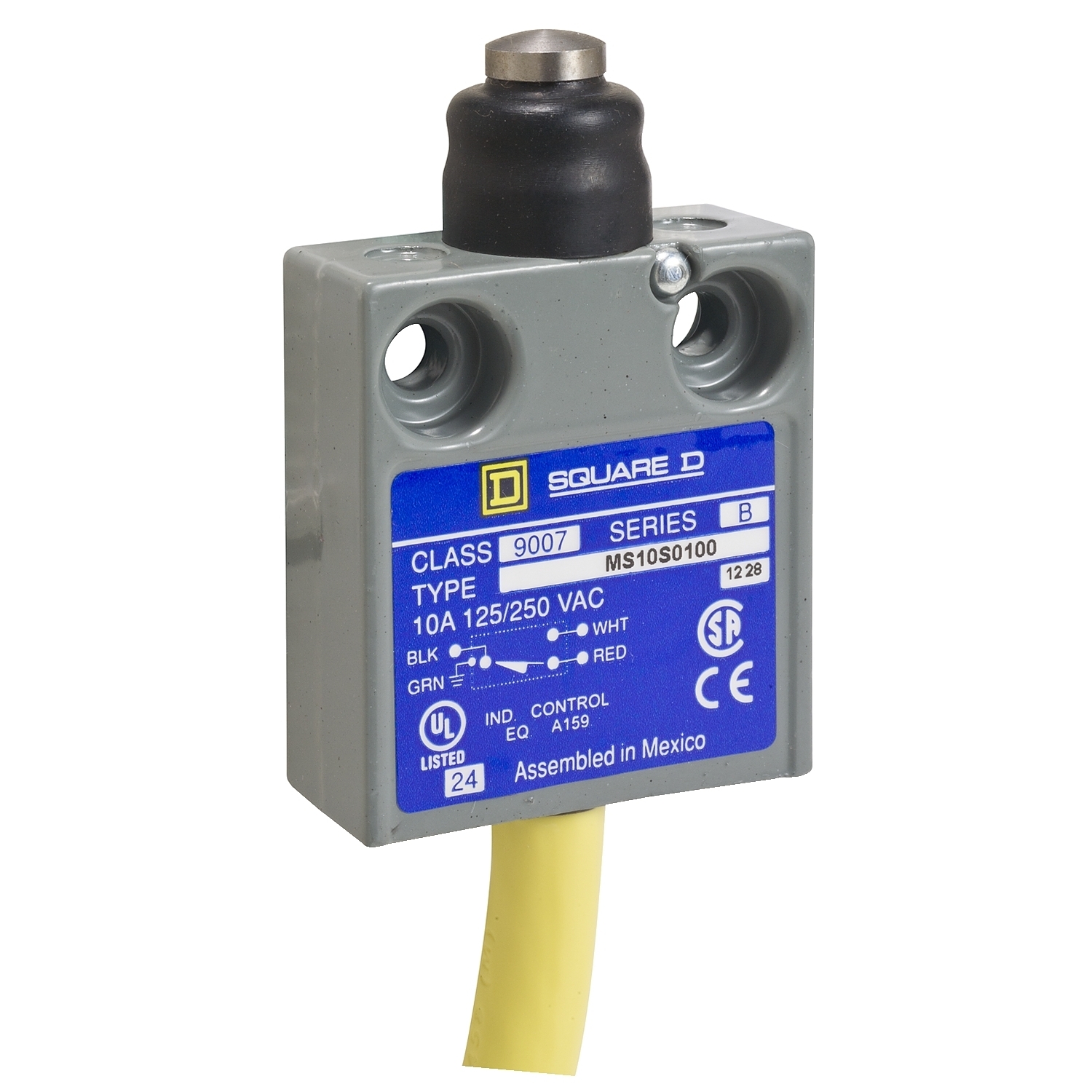 Limit switch, 9007, 240 VAC 10amp ms +options