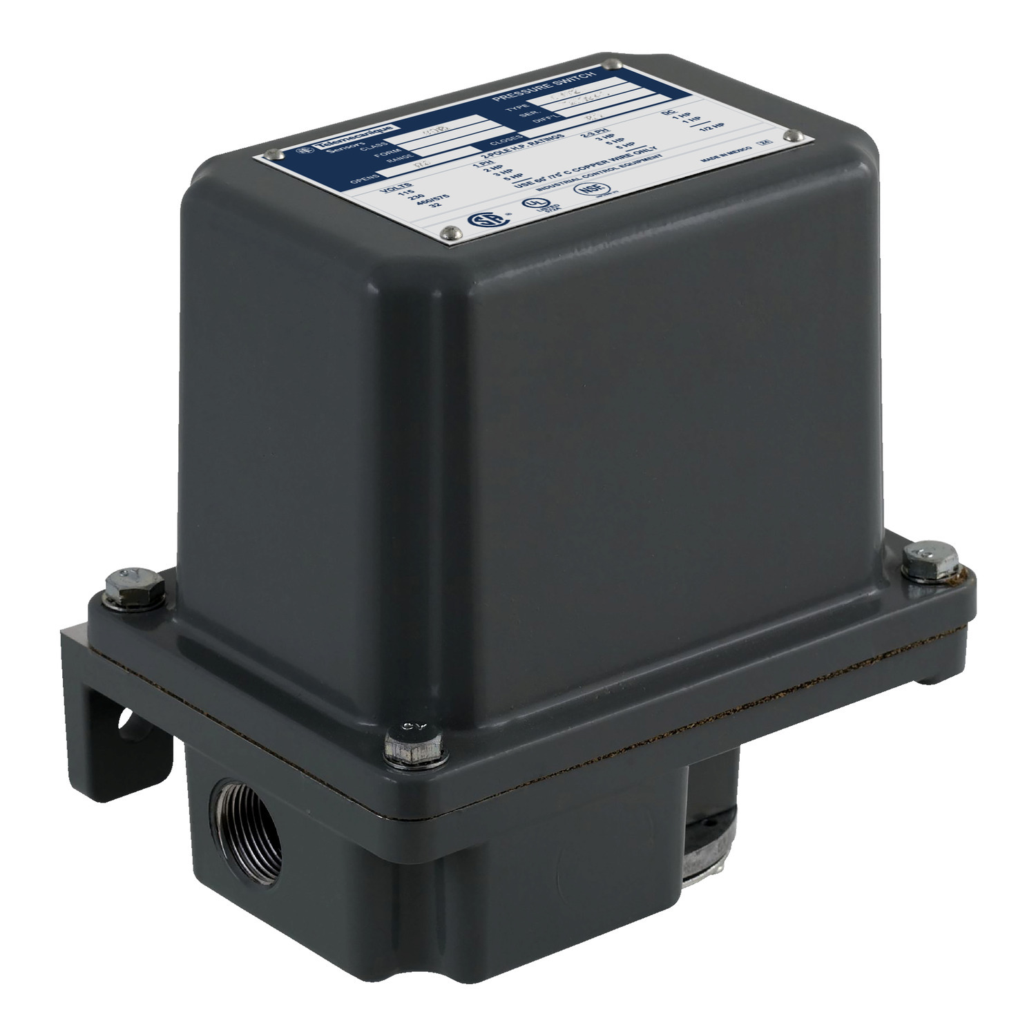  Pumptrol, pump or compressor switch 9013GH, adjustable diff., 145 175 PSI