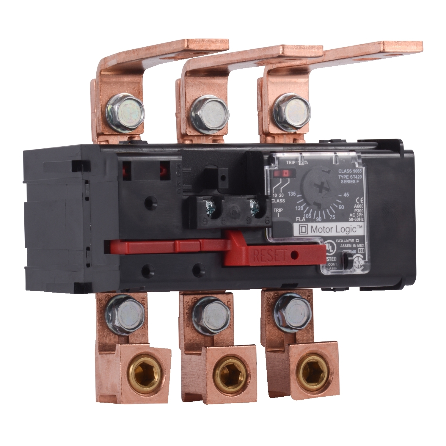 Overload Relay, Motor Logic, solid state overload relay, NEMA Size 4, 3 pole, 45A to 135A, 600VAC, replacement relay