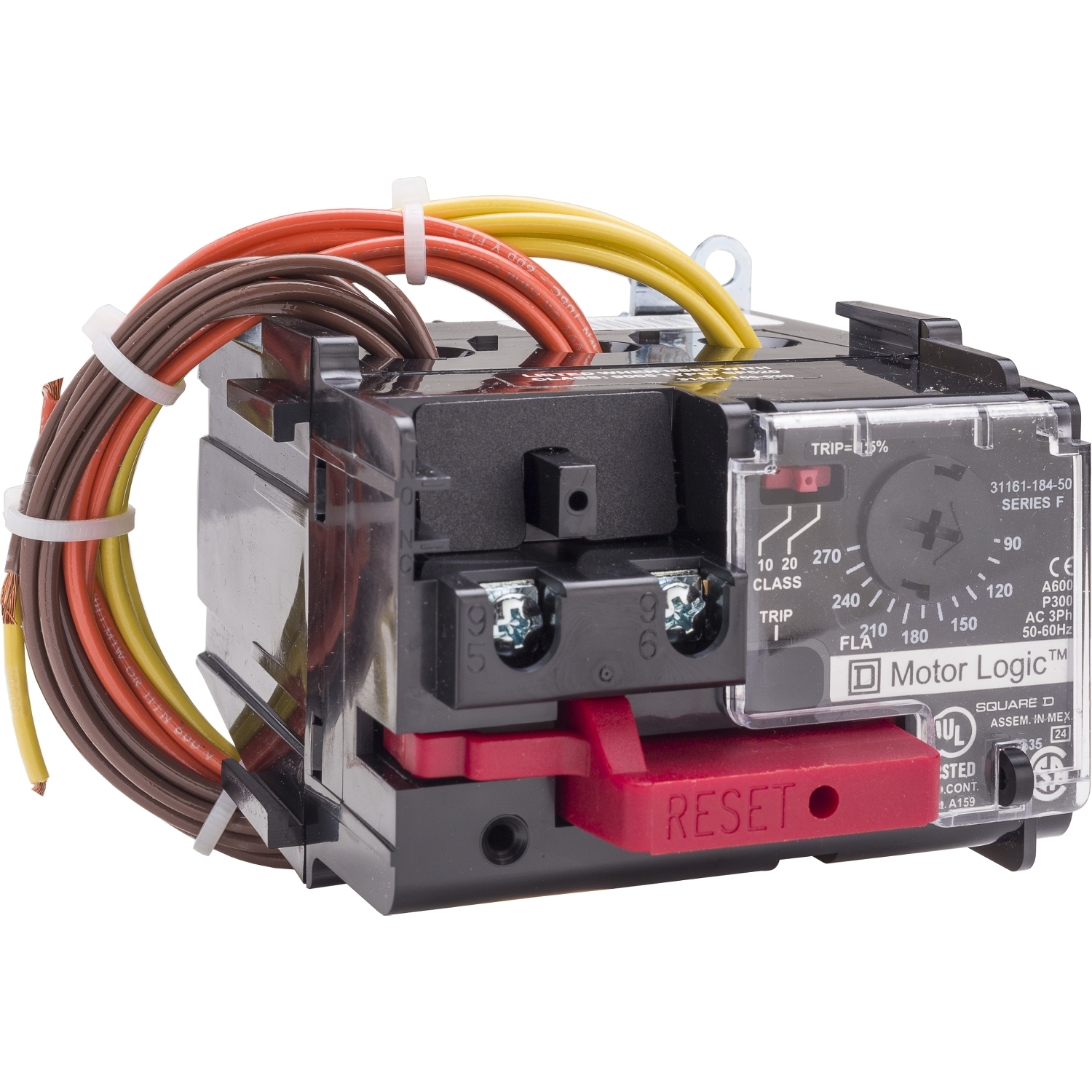 Overload Relay, Motor Logic, solid state overload relay, NEMA Size 5, 3 pole, 90A to 270A, 600VAC, replacement relay
