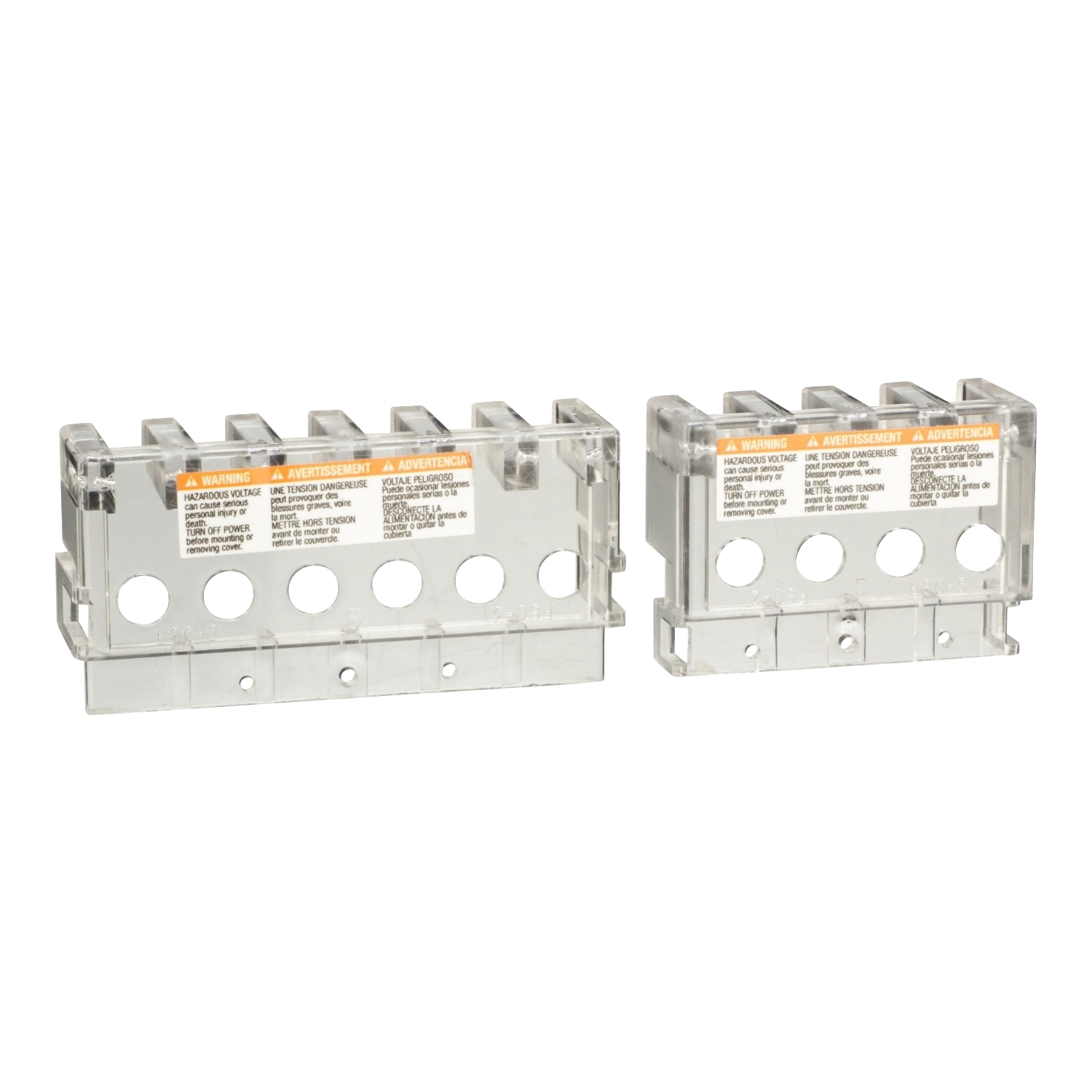 Transformer accessory, TF, terminal cover, T25 to T5000, 2 covers per kit, order quantity 10