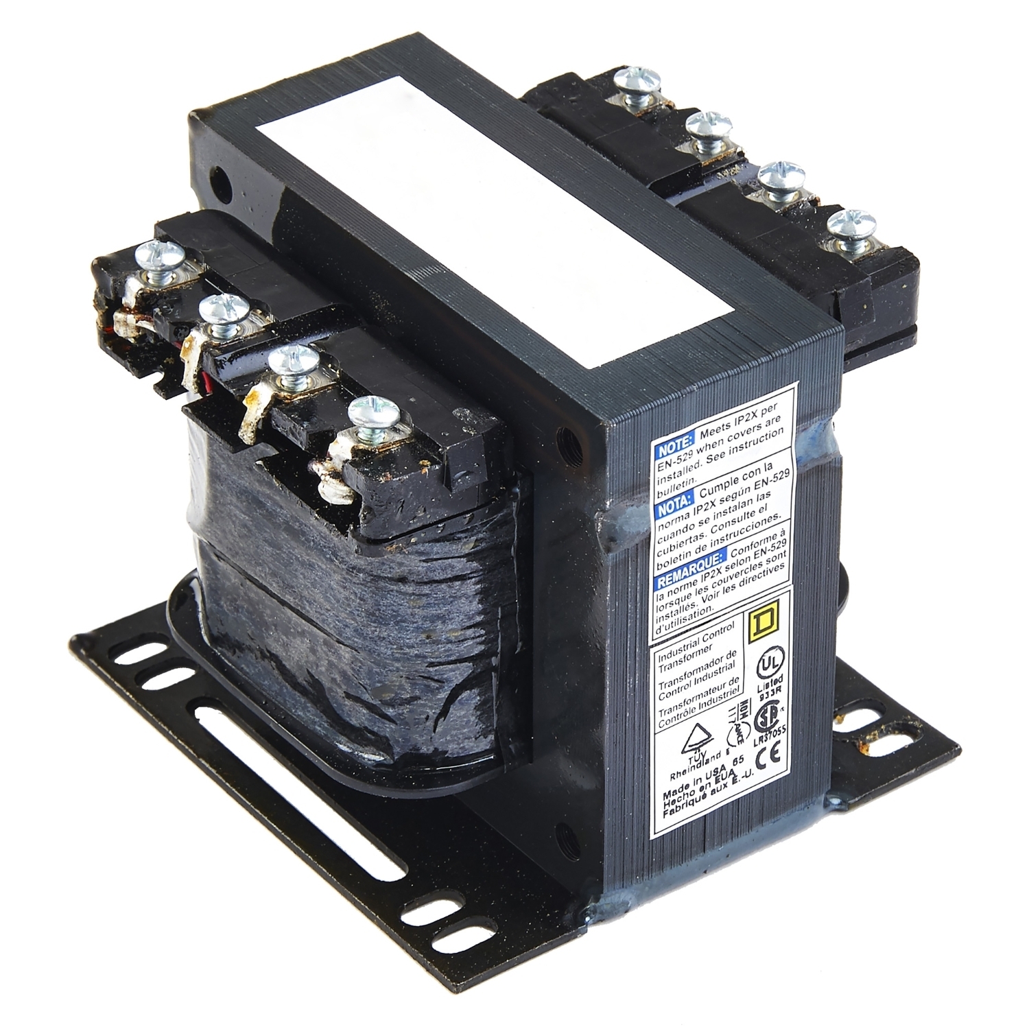 Transformer, Type T, industrial control, 50VA, 1 phase, 240/480V primary, 240V secondary, 55C rise
