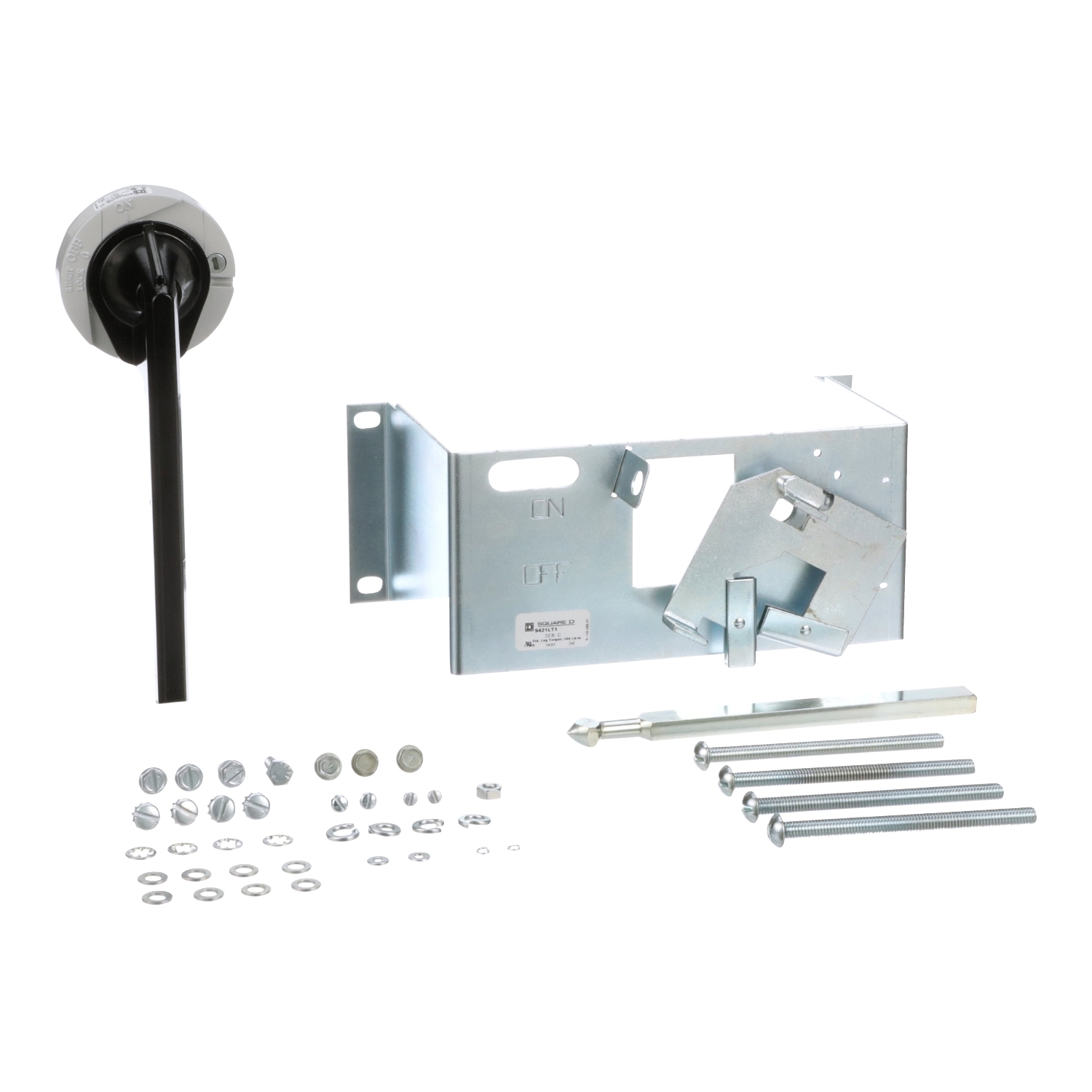 Circuit Breaker Mechanism, rotary handle, 800/1200A mechanism, 8 inch handle, long shaft, MEL, MXL, MAL, MHL breakers