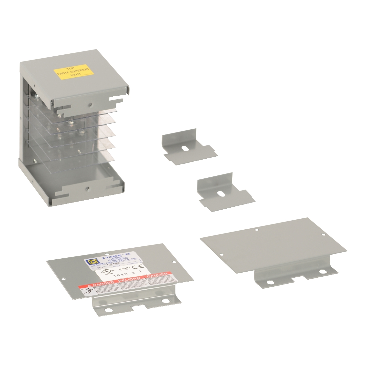 End Closure, I-Line Busway, max 2000A rated, end caps, copper [TAA]