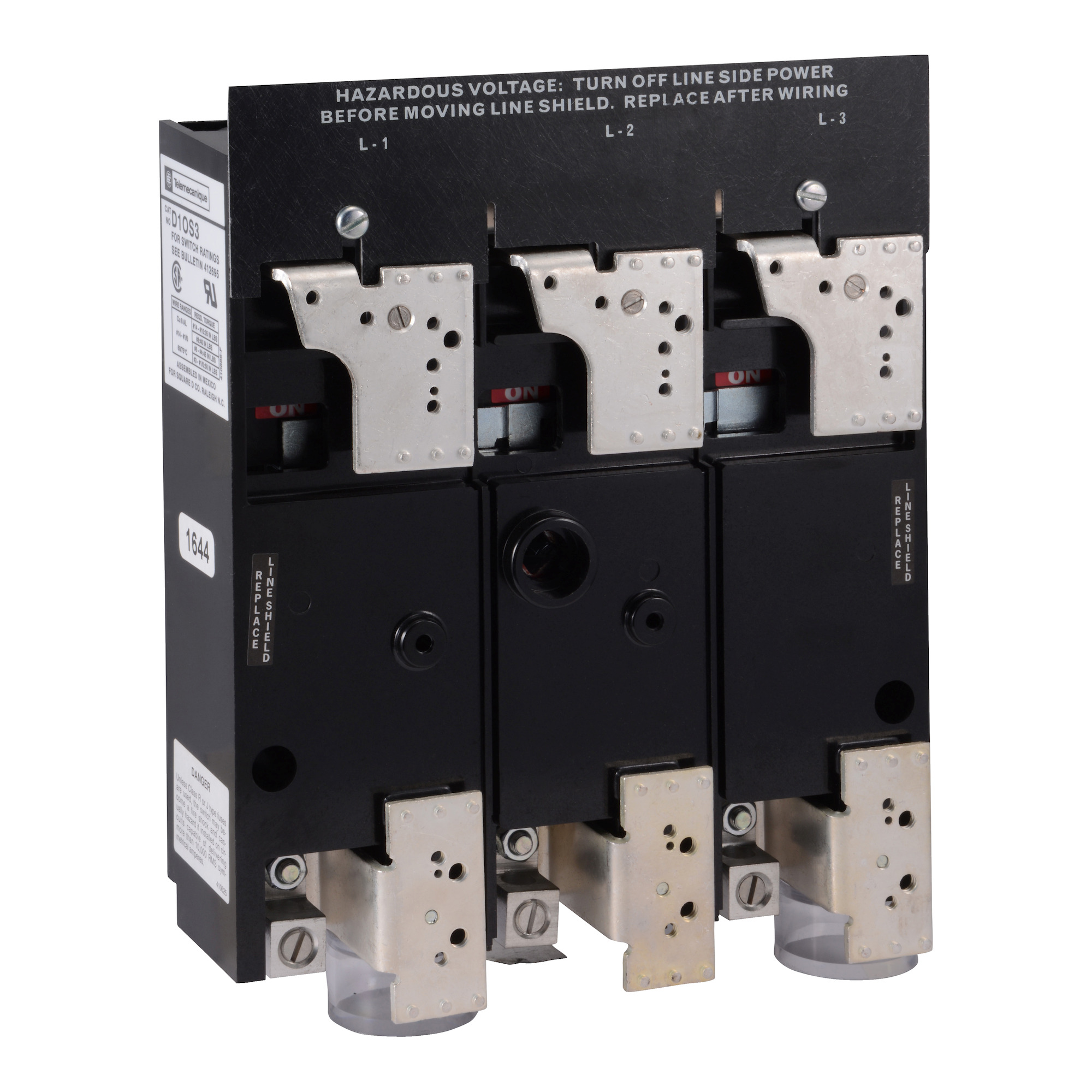 Operating mechanism, disconnect switch, 100A, 600VAC, NEMA Size 3