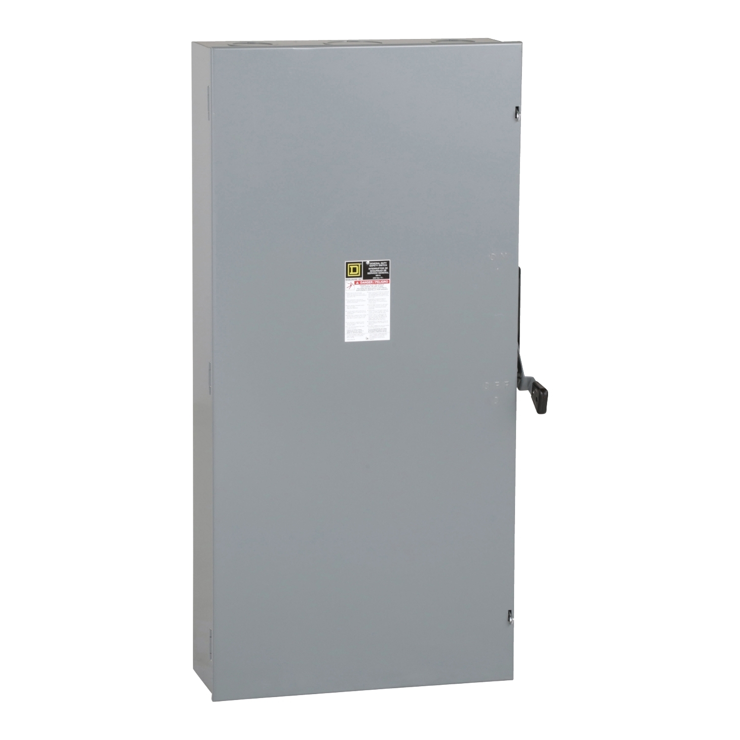 Safety switch, general duty, fusible, 3 pole, 4 wire, 240VAC, 600A, Type 1, with neutral