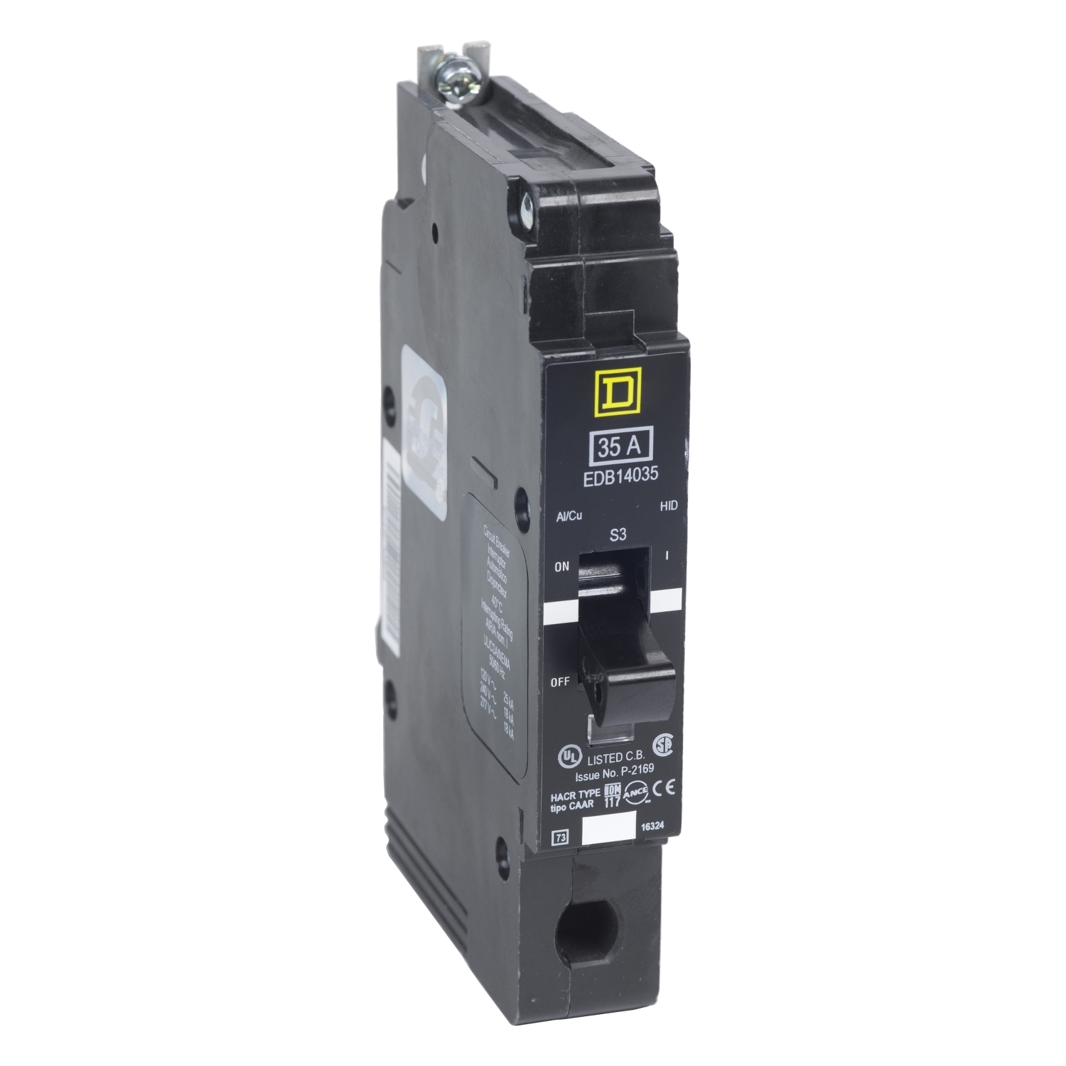 EJB14050 Miniature Circuit Breaker, 50 Amp, 1 Pole, 277V