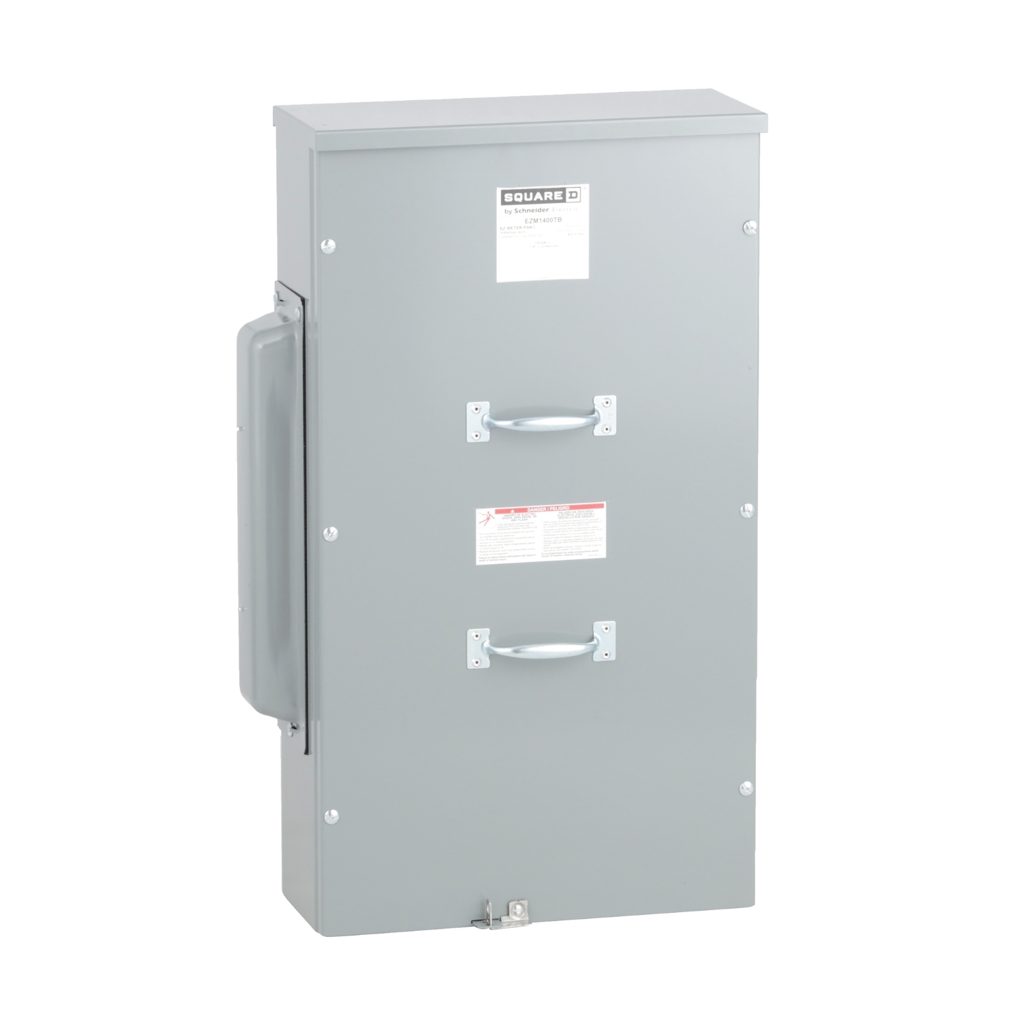 EZM1400TB Main Unit, EZ Meter Pak, 400 Amp, 120/240V, 1 Phase, 3 Wire, Aluminum Busbar, Main Lugs, Terminal Box, OH, UG