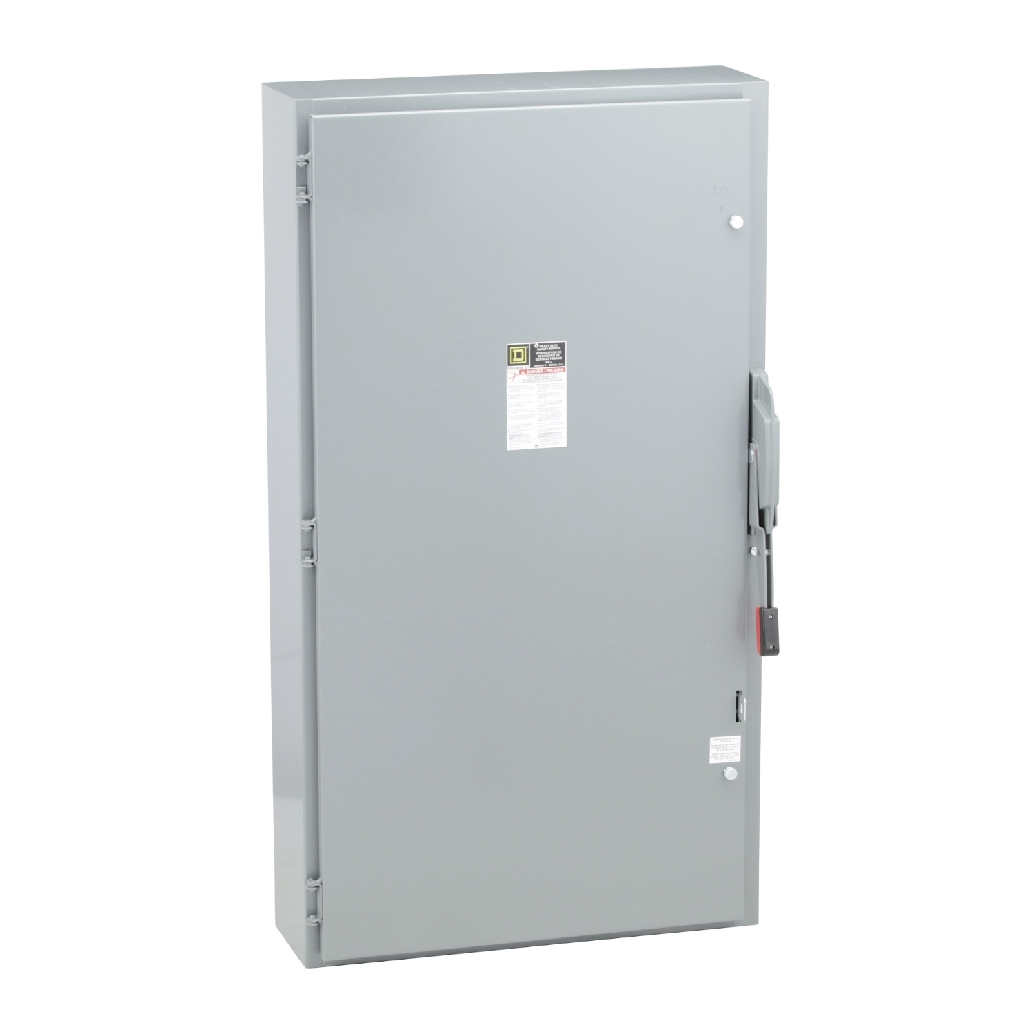 Safety switch, heavy duty, fusible, 400A, 4 wire, 3 pole, 1 neutral, 125hp, 240VAC/250VDC, NEMA 1