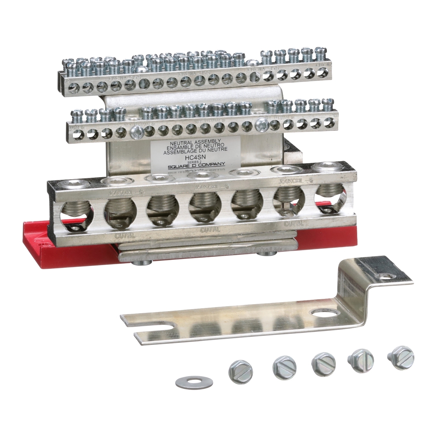 Solid neutral assembly kit, I-Line Panelboard, HCJ, 400A, 14 AWG to 350kcmil