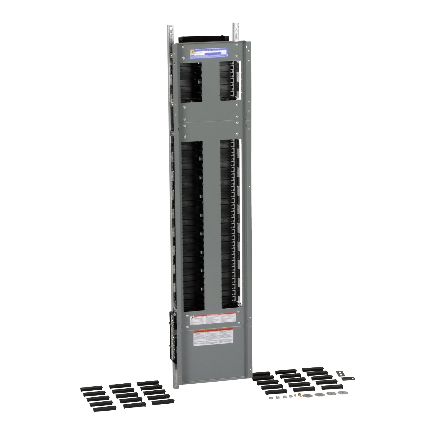 Panelboard interior, NF, main lugs, 600A, Cu bus, Al neutral assembly, 42 pole spaces, 3 phase, 4 wire, 600Y/347VAC max