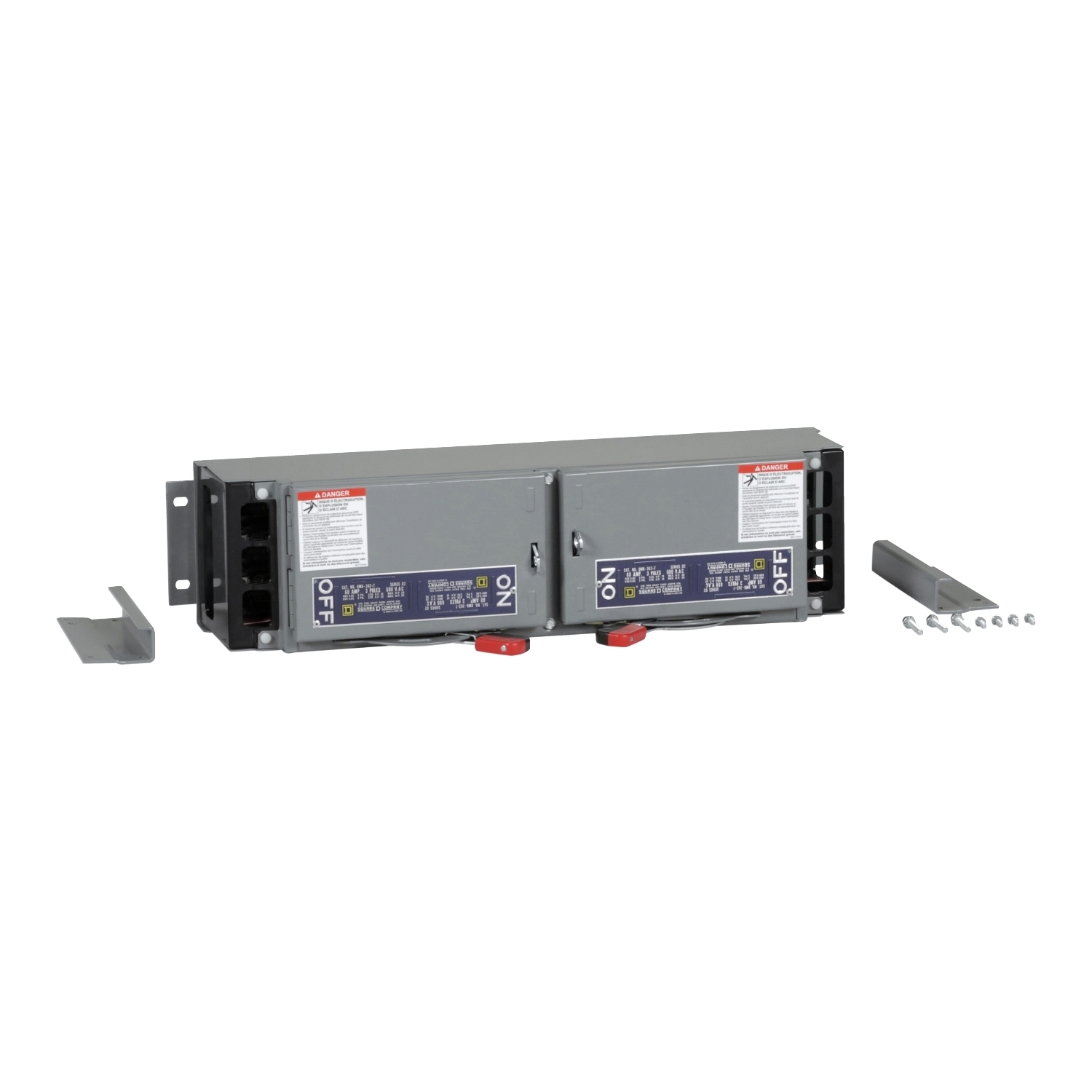 Fusible switch, QMB, 60A to 60A, 240VAC, 3 pole, 7.5hp, 4.5in