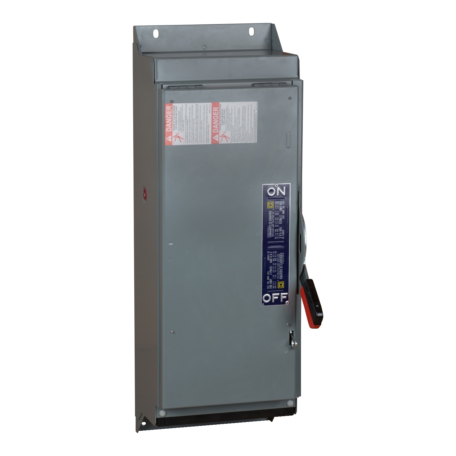 QMB364W Fusible Panelboard Disconnect Switch, 600 VAC, 200 A, 60 hp, 3 Poles