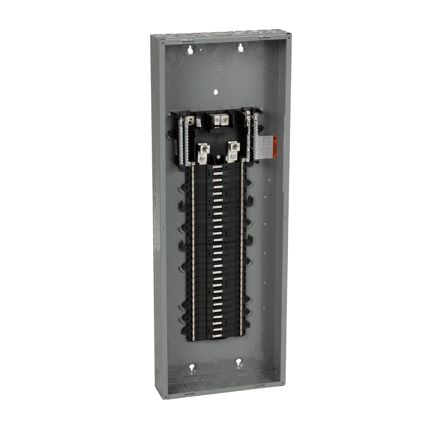 Load center, QO, 1 phase, 54 spaces, 64 circuits, 225A convertible main lugs, PoN, NEMA1, gnd bar