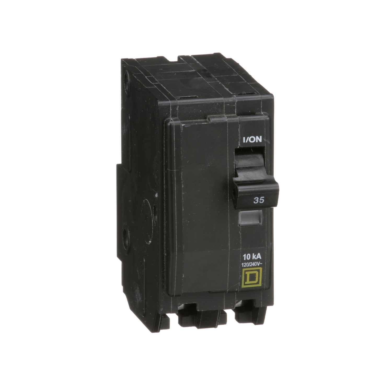 Mini circuit breaker, QO, 35A, 2 pole, 120/240VAC, 10kA, plug in
