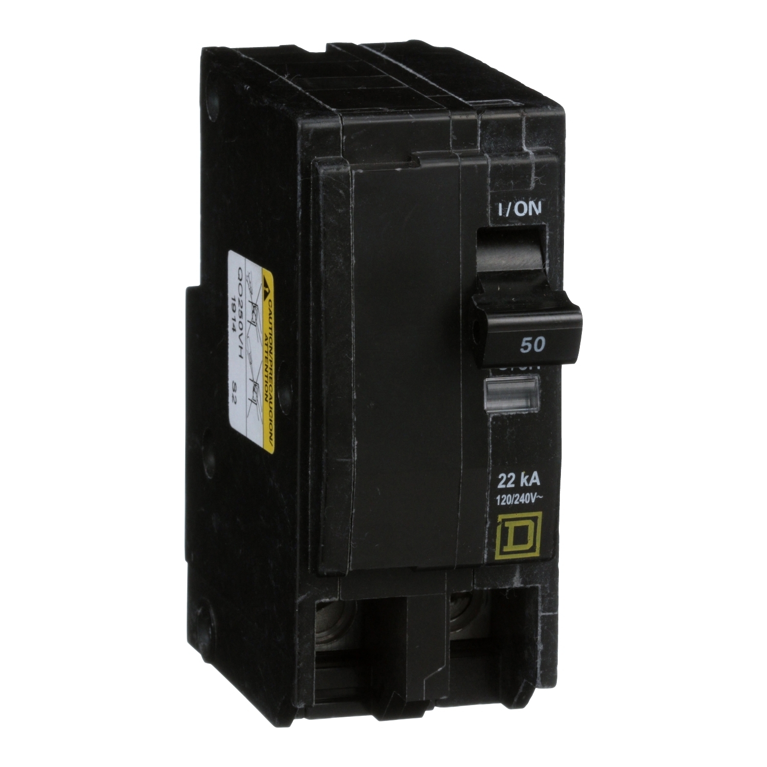 QO250VH Miniature Circuit Breaker, 50 Amp, 2 Pole, 120/240V