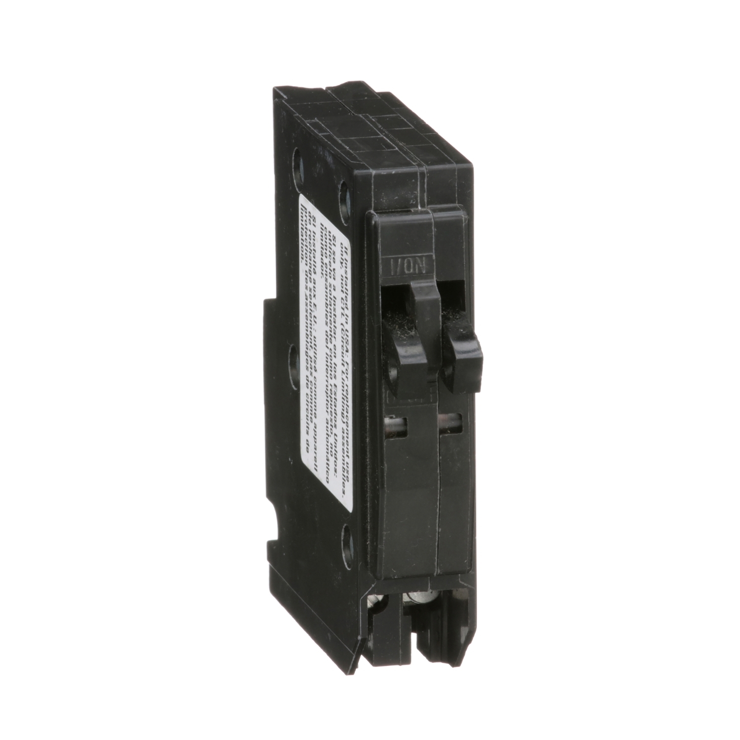 Tandem mini circuit breaker, QO, 1 x 1 pole at 20A, 1 x 1 pole at 30A, 120/240VAC, 10kA, plug in
