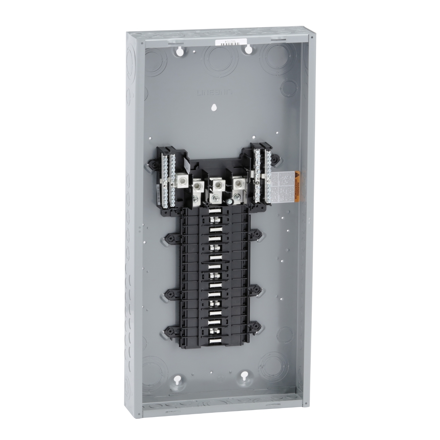 Load center, QO, 3 phase, 30 spaces, 30 circuits, 200A fixed main lugs, NEMA1, gnd bar